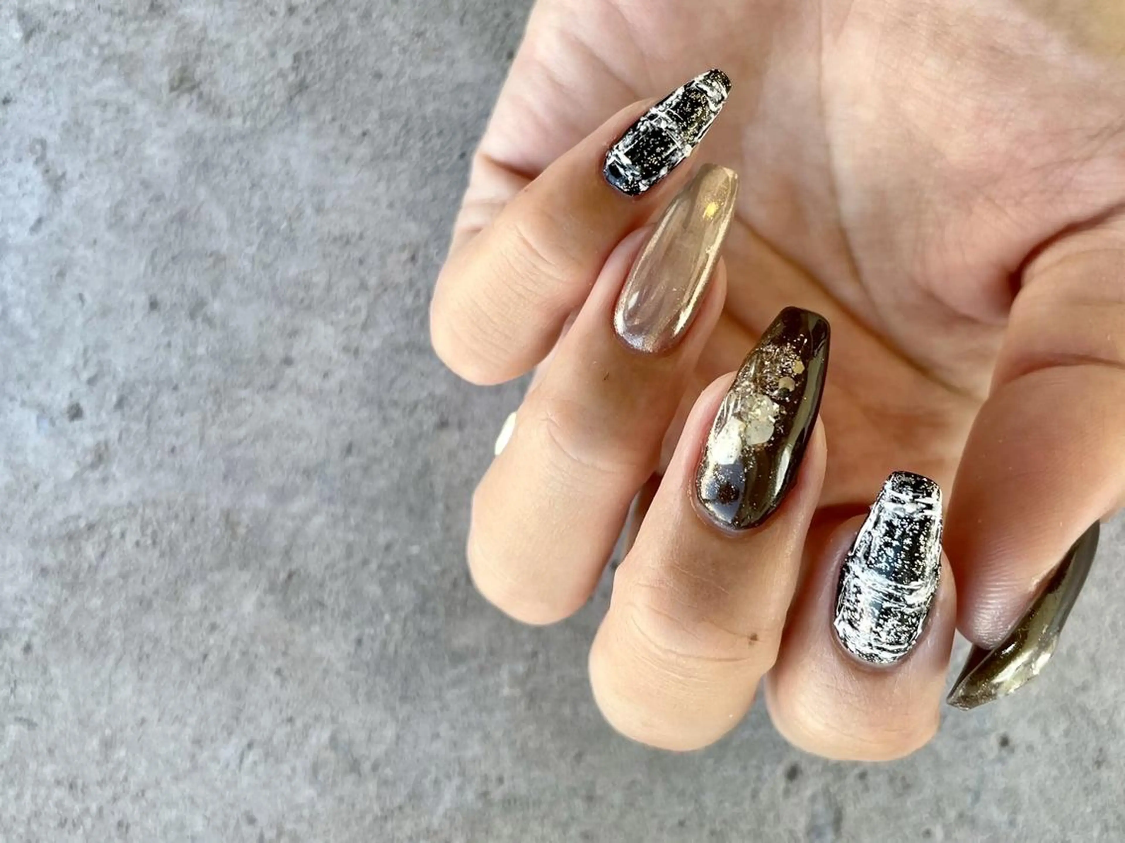ネイル Miimo💅🏻 ほのか‪ ·͜·♡‬のネイルデザイン