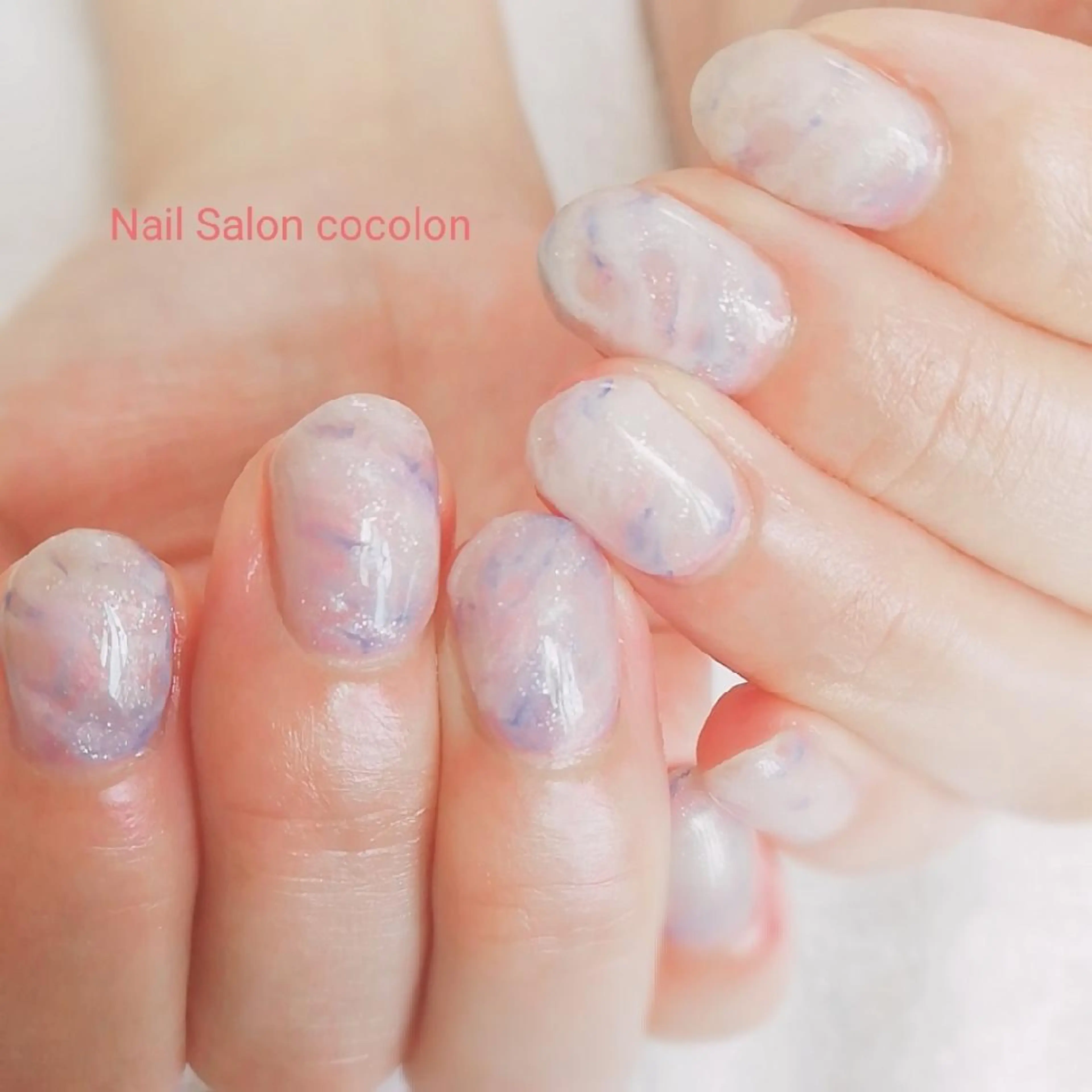 ネイル 大理石ネイル(マーブル) 柴崎 美幸のネイルデザイン