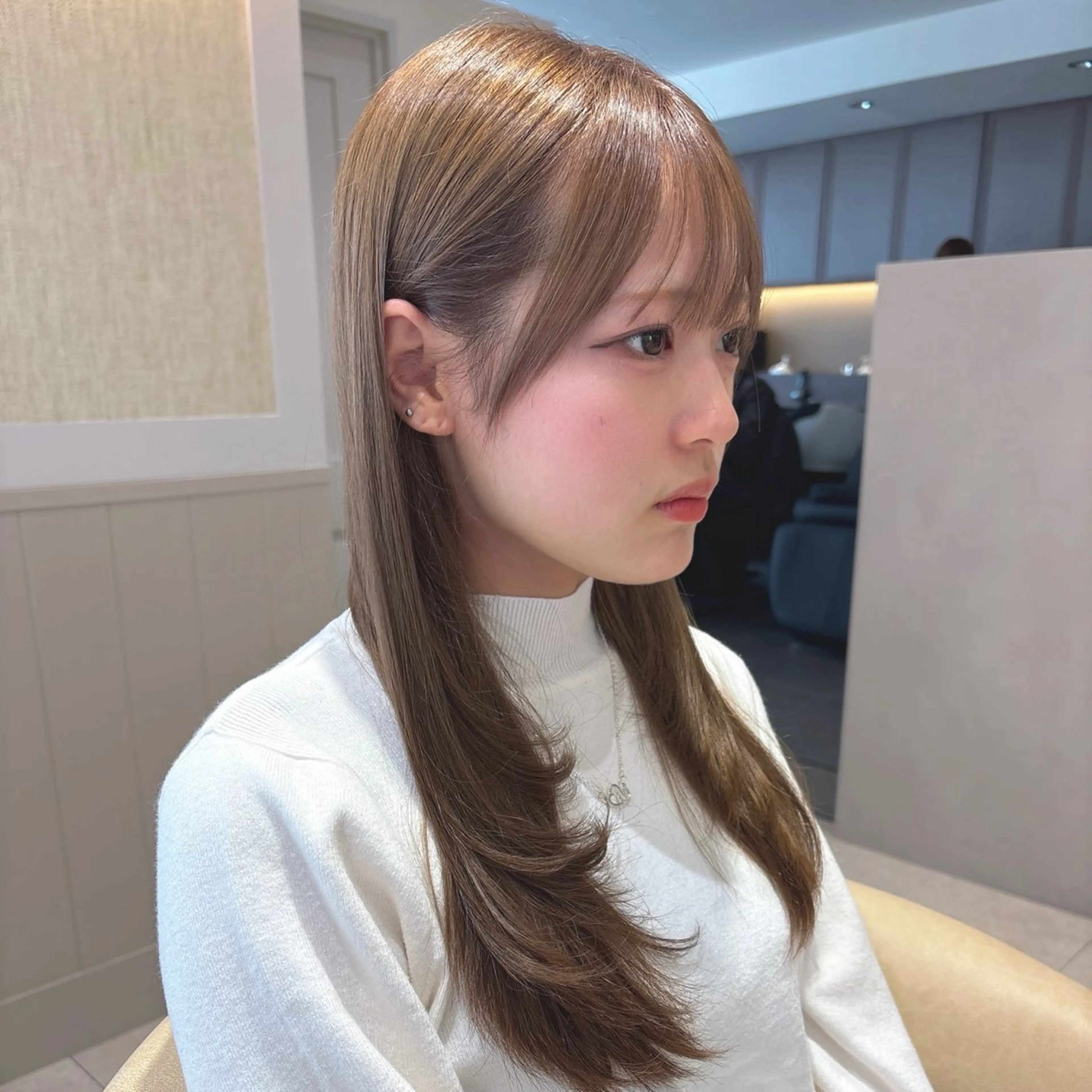 ロング カット ヘアカラー トリートメント ✨艶髪✨悩み解決❗️ 芳賀のヘアスタイル