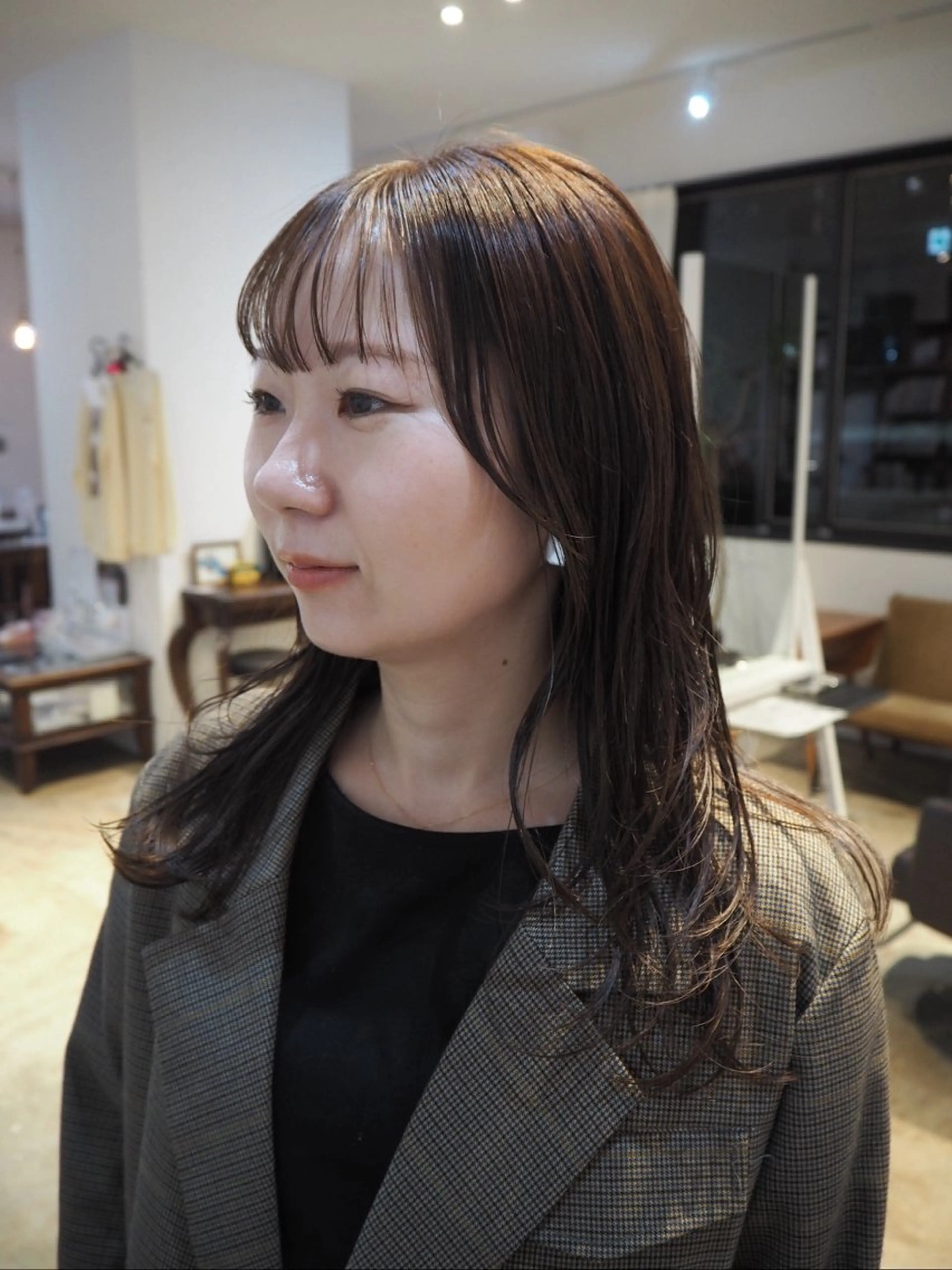 ロング カラー nishihama nanaのヘアスタイル