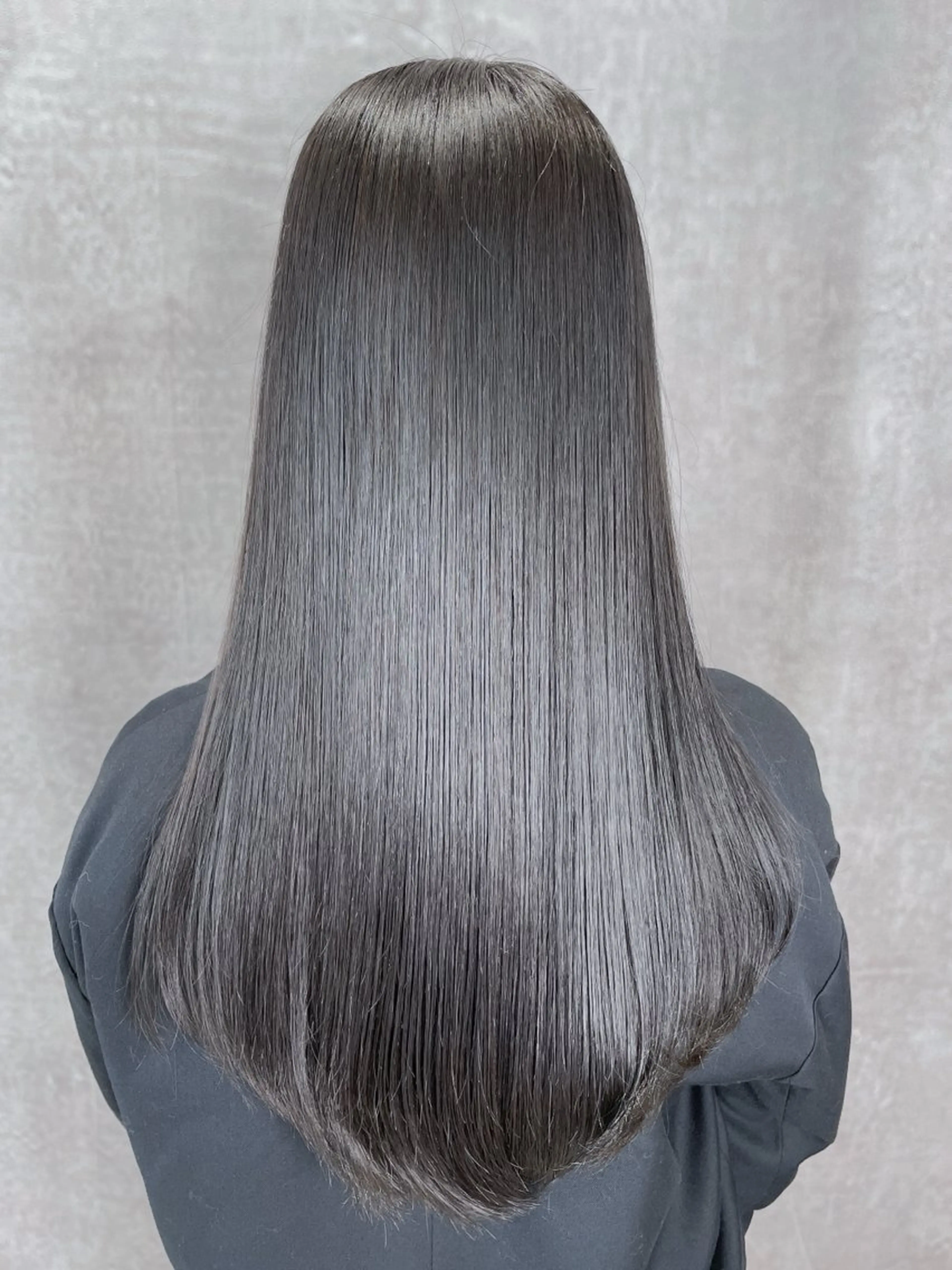 ロング カラー 髪質改善 縮毛矯正 トリートメント 齋藤 拓郎のヘアスタイル