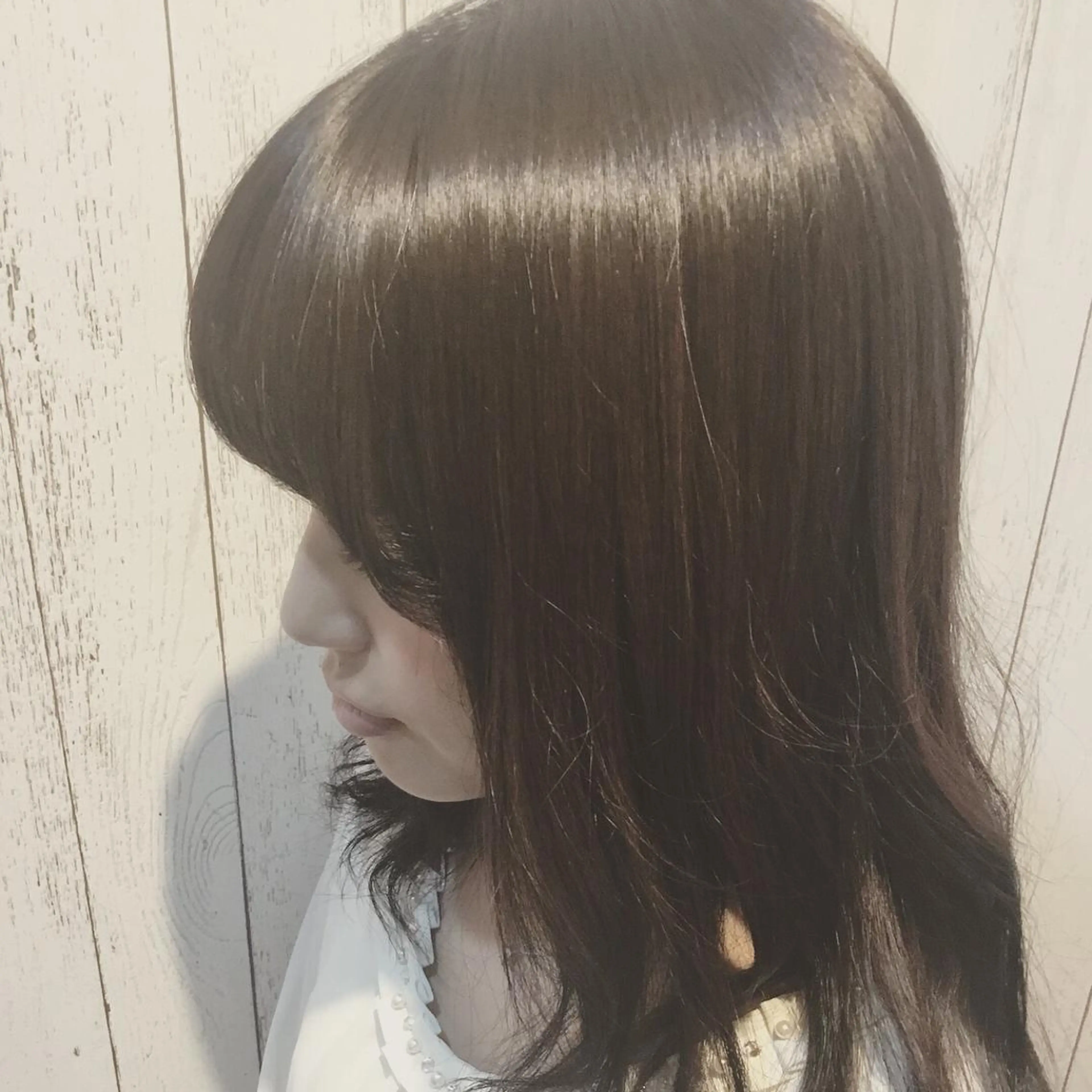 ミディアム カラー パーマ embrace エンブレイスのヘアスタイル