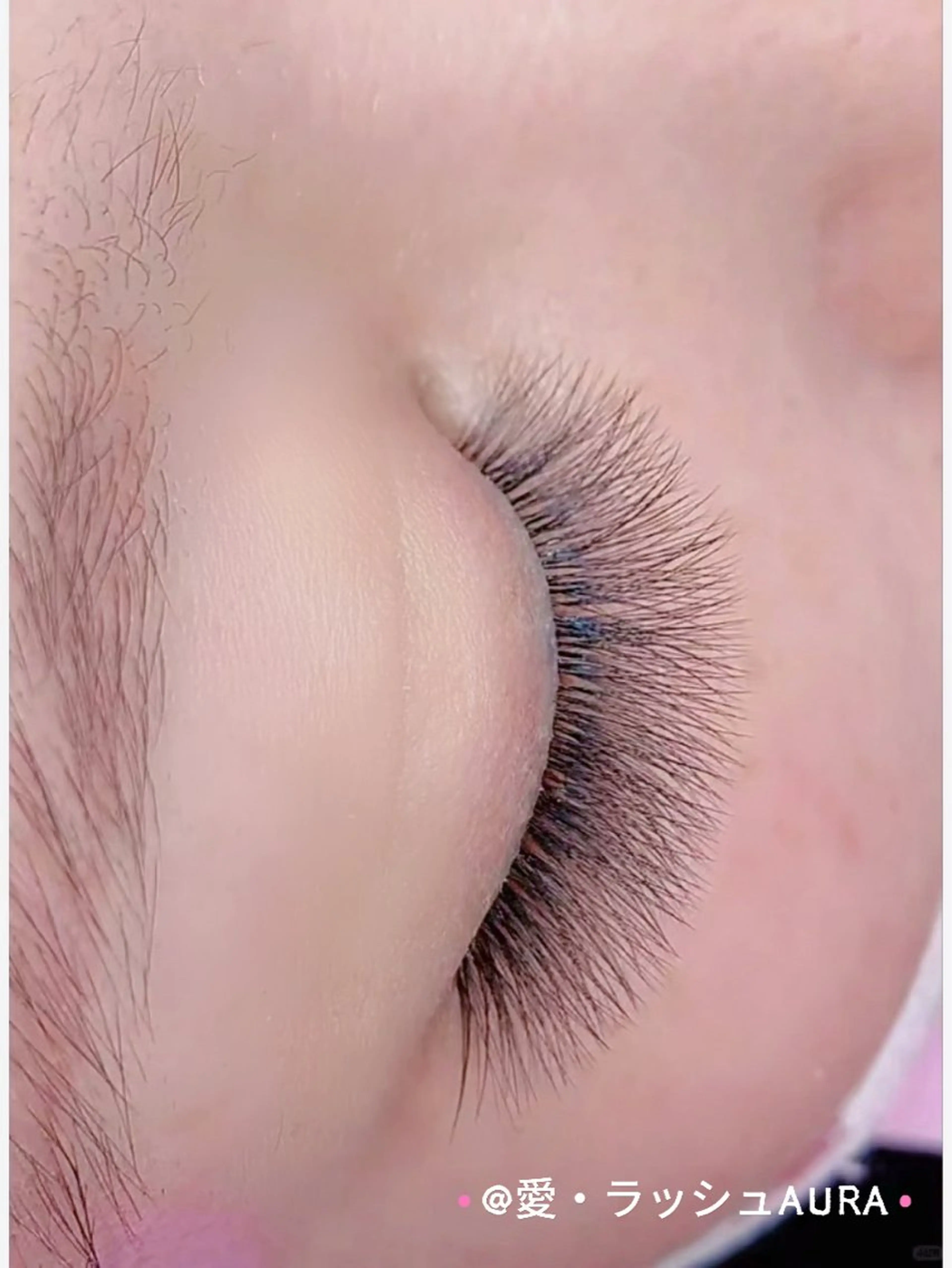 マツエク・マツパ マツエク ゆり❤️愛.ラッシュ AURAのマツエク・マツパデザイン