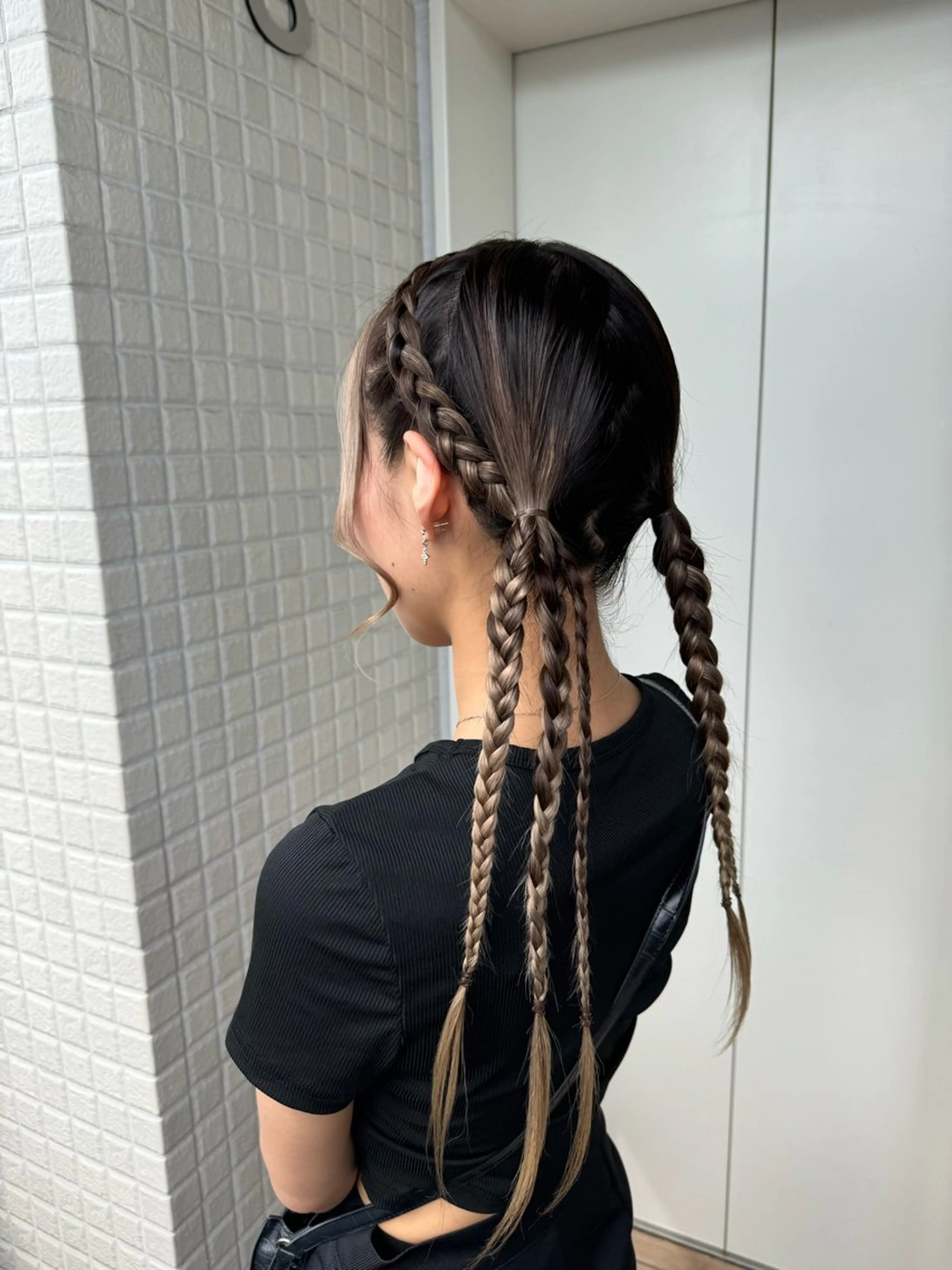 ロング ヘアアレンジ ヘアセット 縮毛矯正/エクステ ヘアアレンジ/ひふみのヘアスタイル