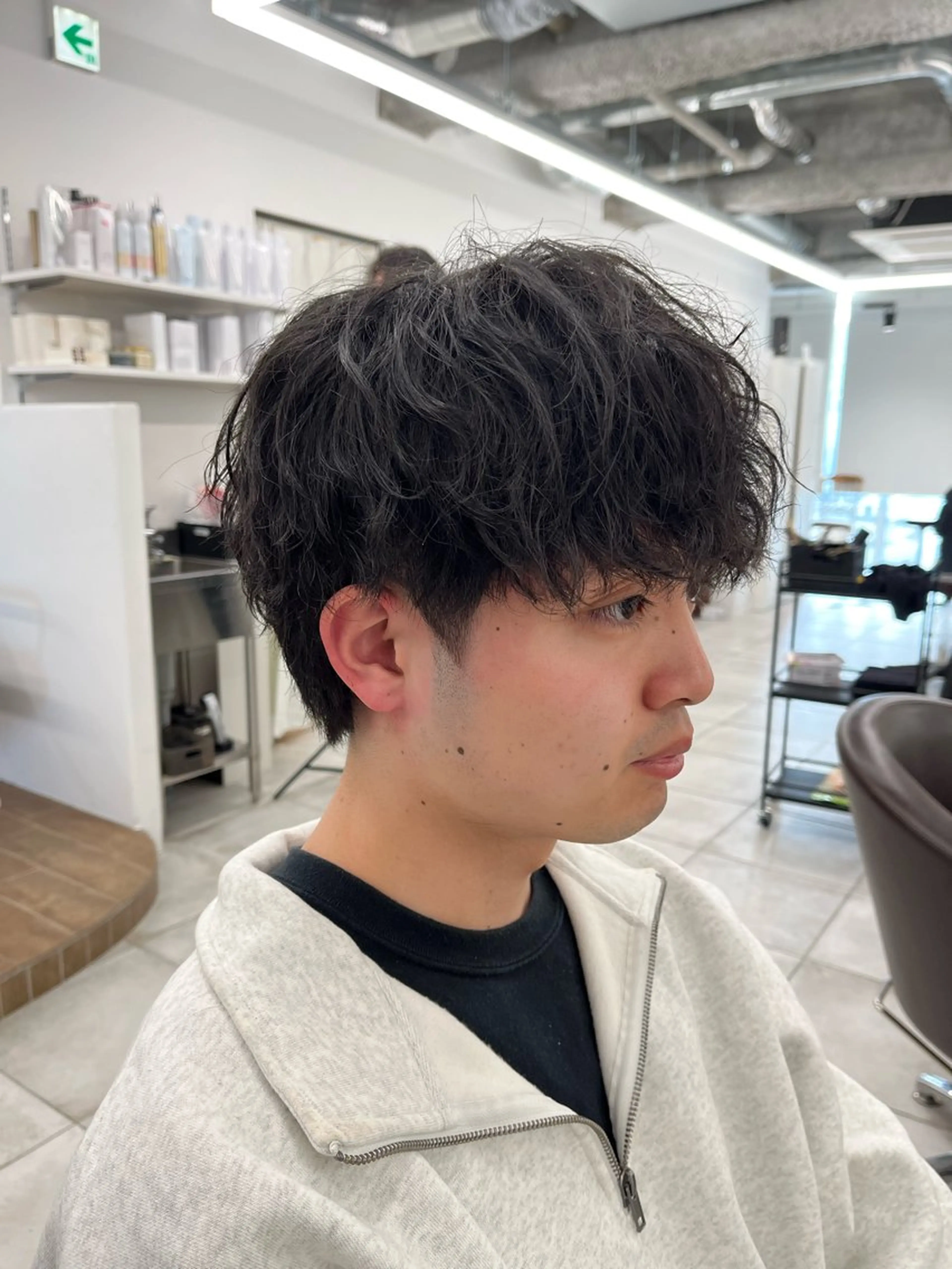 ショート パーマ メンズ 🏆メンズヘア特化 🥇代表りんぺーのヘアスタイル