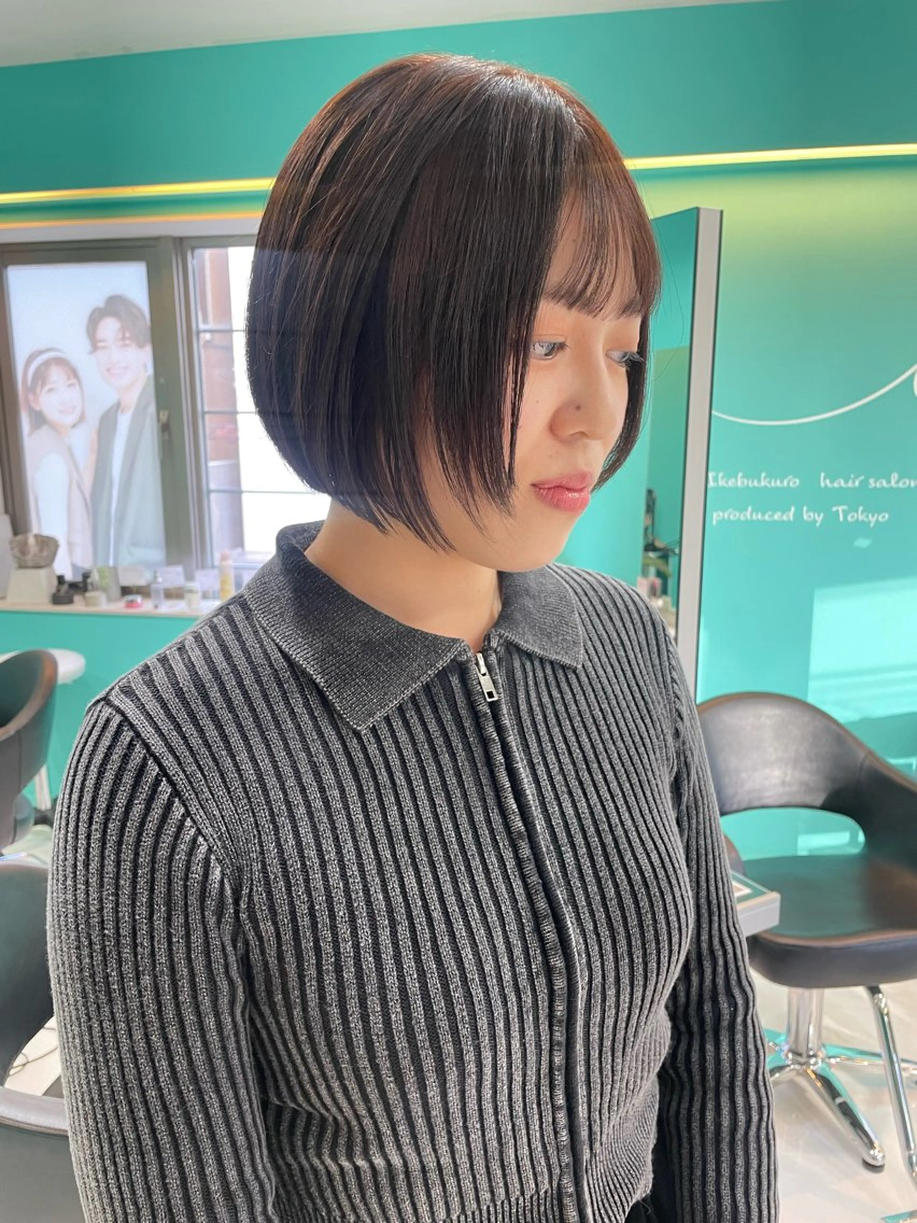 ショート カラー ボブレイヤー ブリーチ ダブルカラー ボブ レイヤーカット カット ヘアカラー トリートメント 🫧ショート/ボブ 池袋西口・泡渕✂️のヘアスタイル