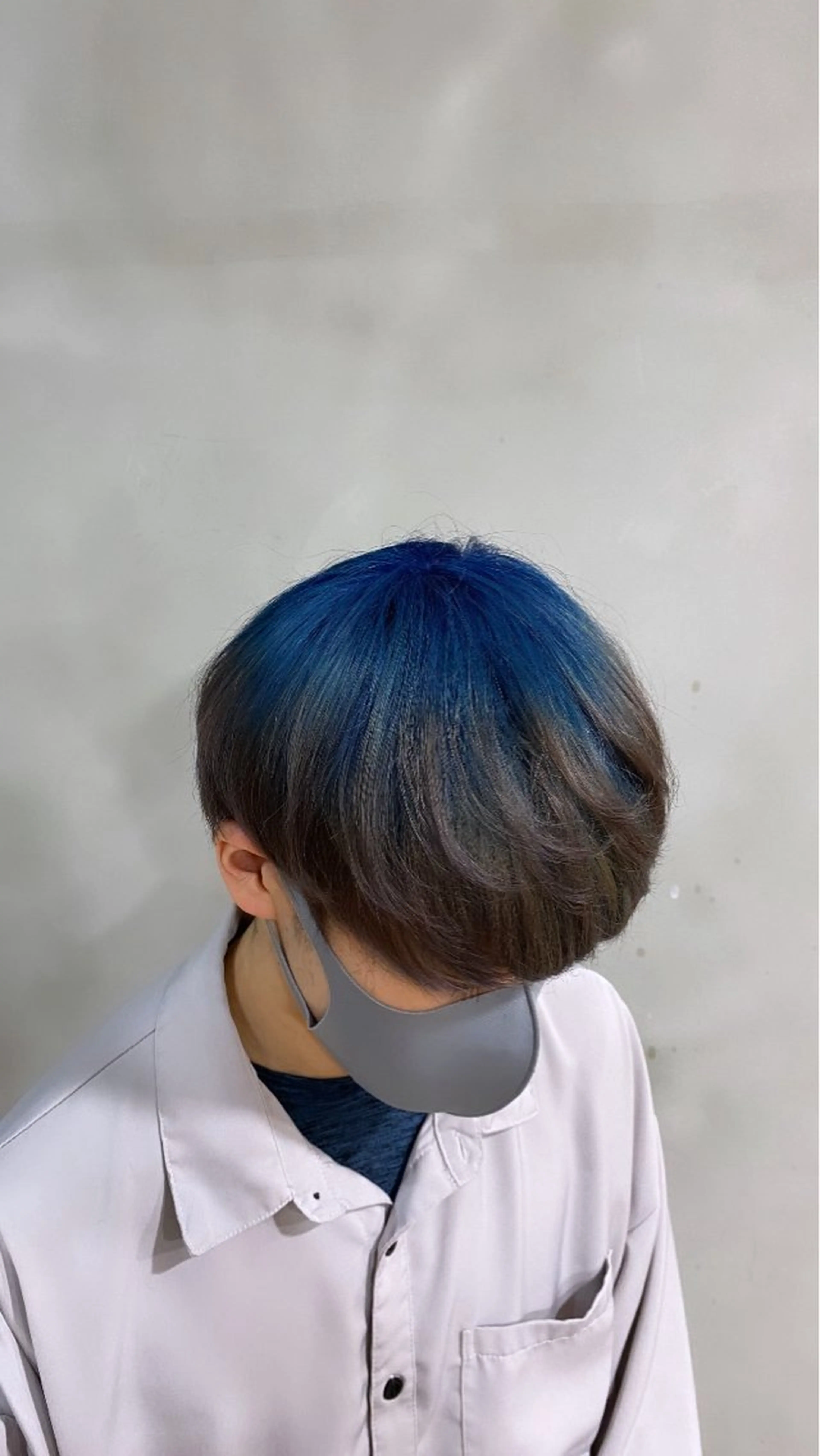 ショート カラー メンズ ブルーカラー そうや 🐺のヘアスタイル