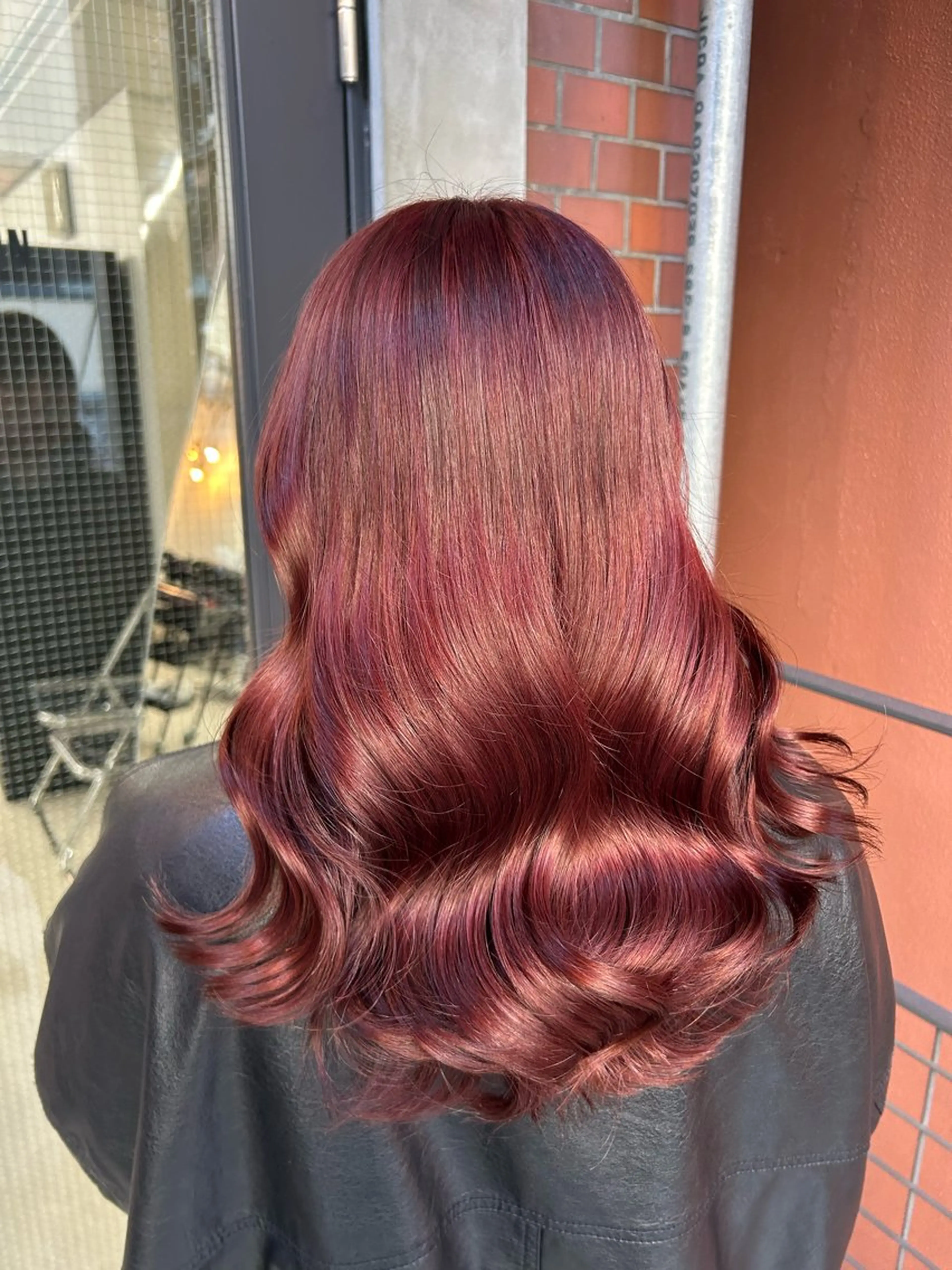 セミロング カラー ブリーチ/ベージュ /レイヤー/ひよりのヘアスタイル