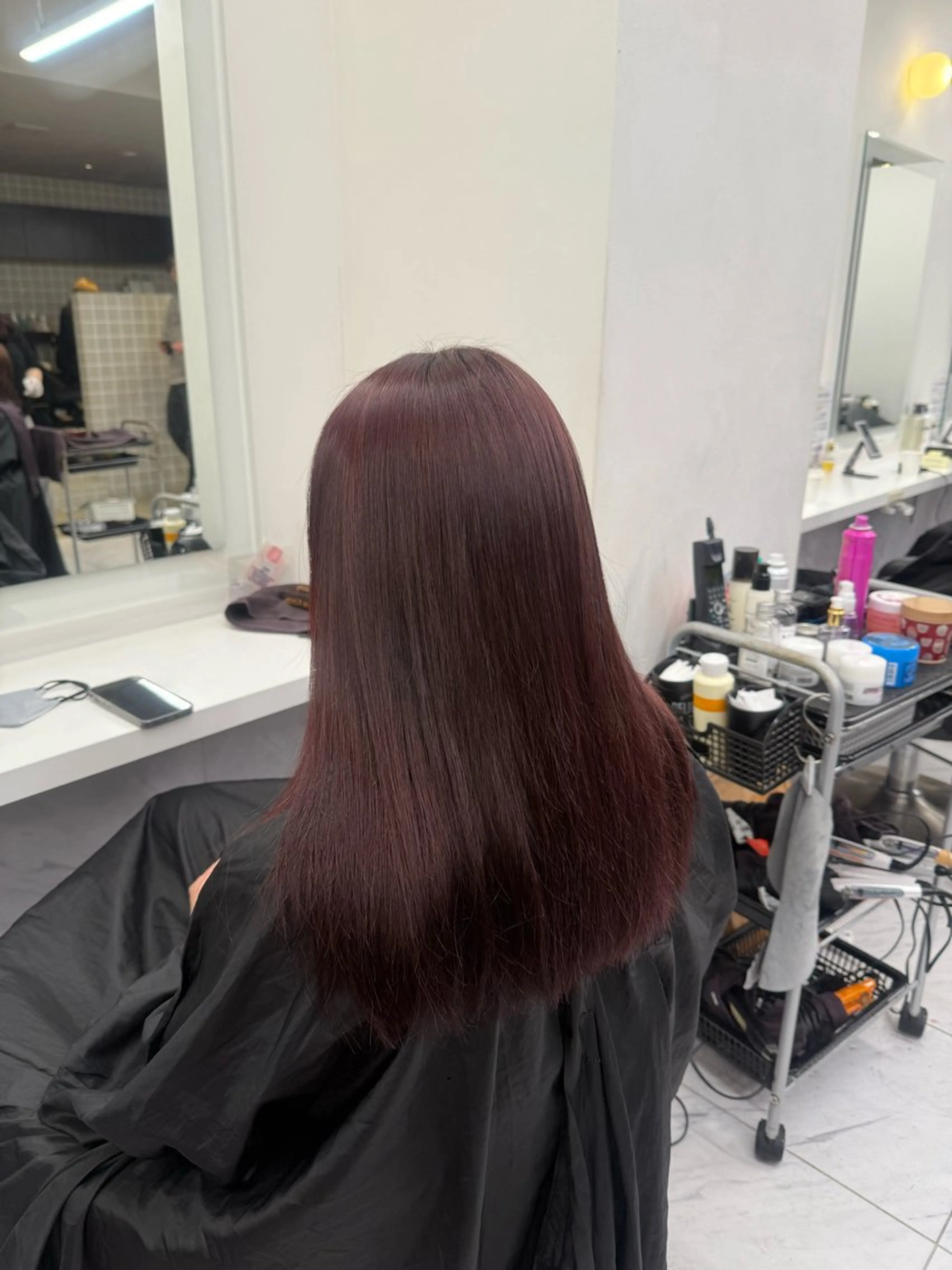 ロング カラー ヘアアレンジ ヘアカラー トリートメント ヘアセット 💗横浜美容室 💗HARUNAのヘアスタイル