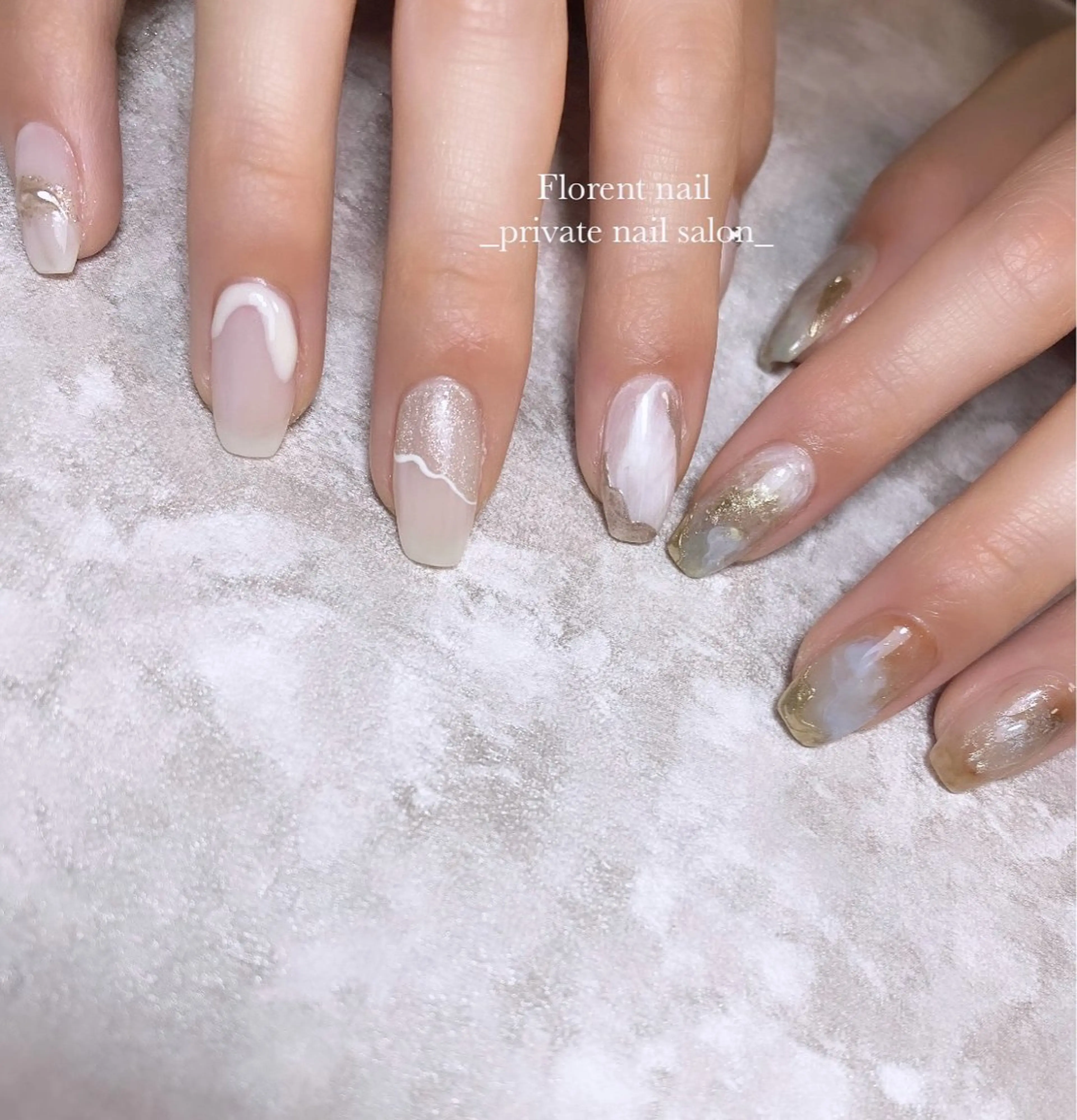 ネイル ハンドネイル florent nailのネイルデザイン