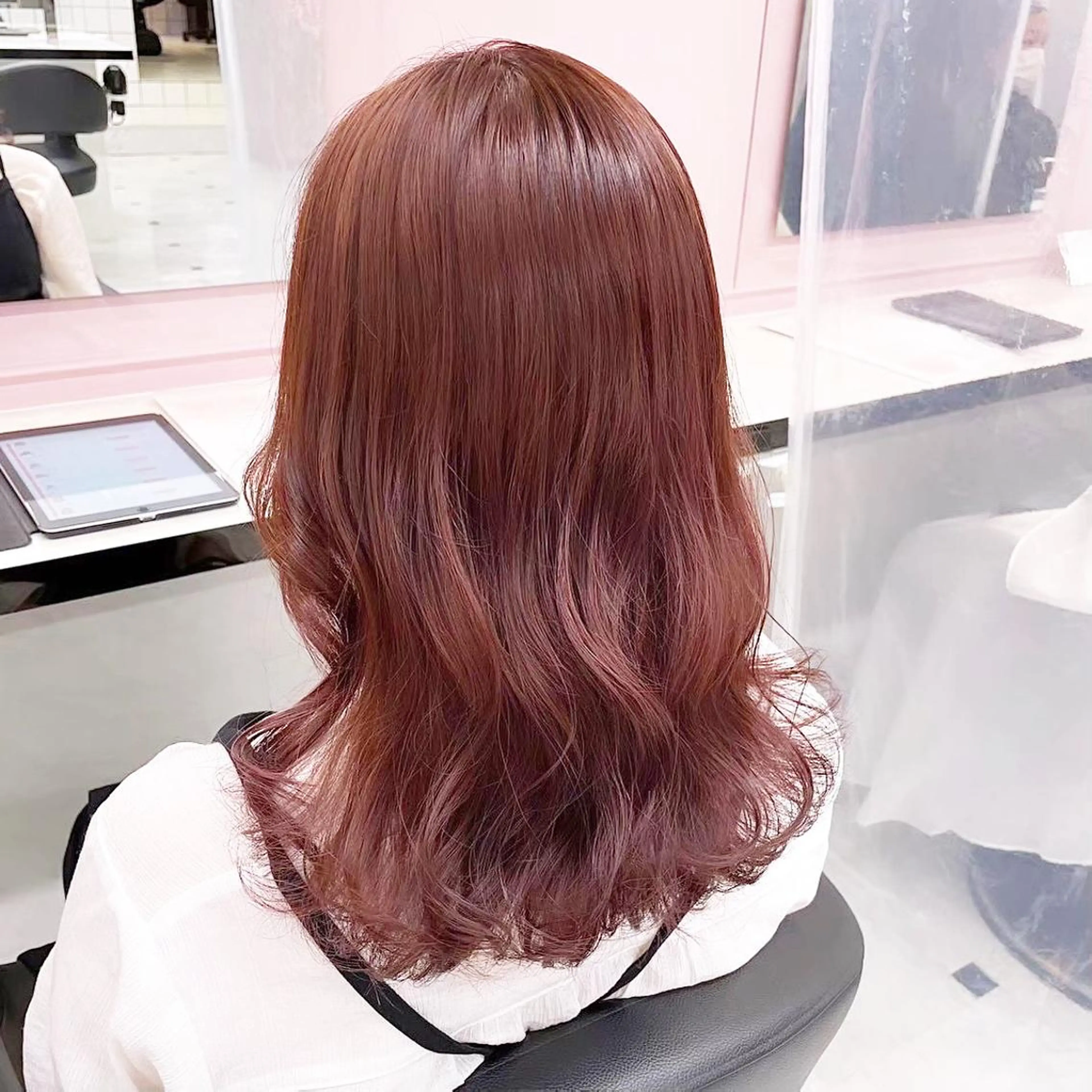 カラー RIKO👼🏻💓 韓国ガーリーのヘアスタイル