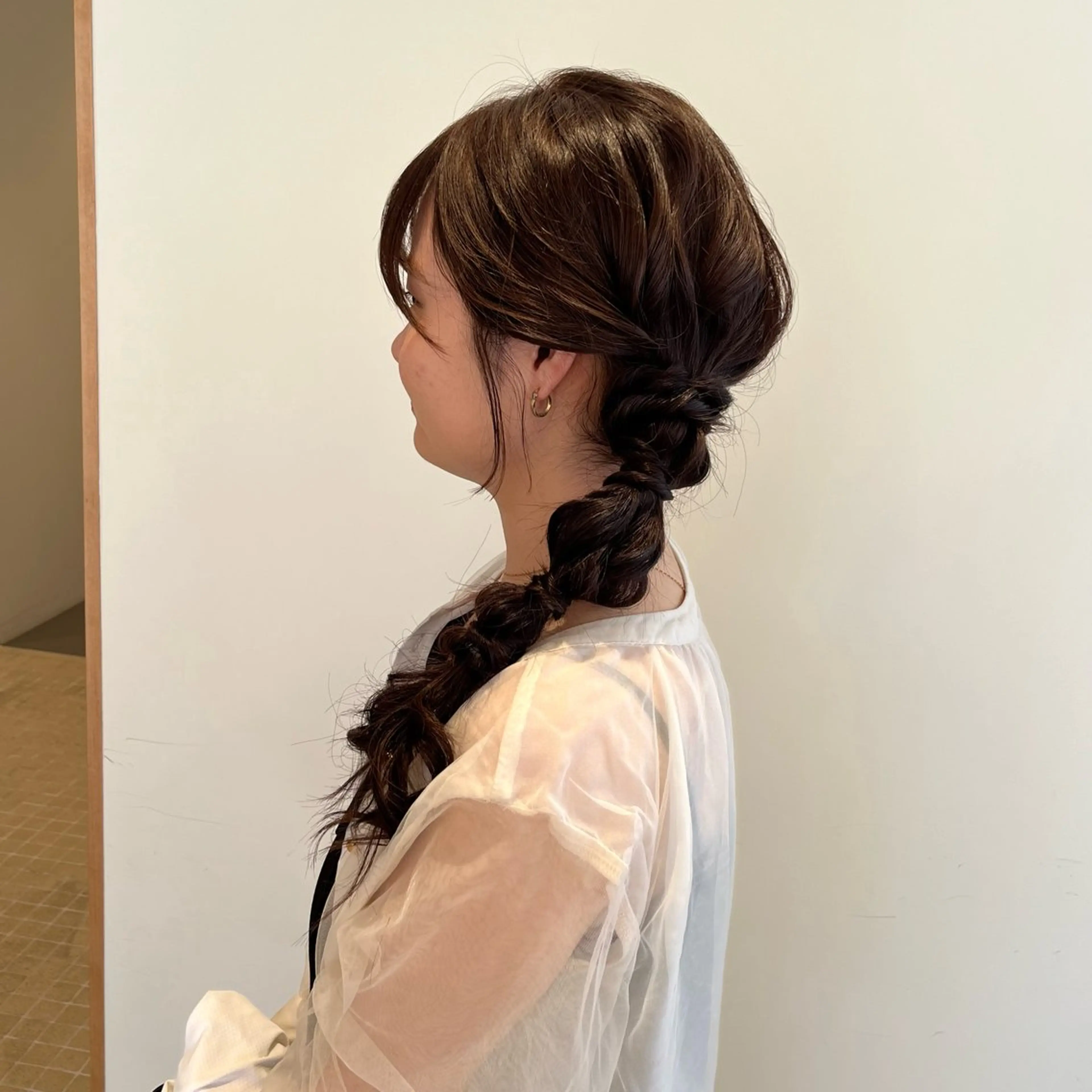 ヘアアレンジ ヘアセット やまき さきねのヘアスタイル