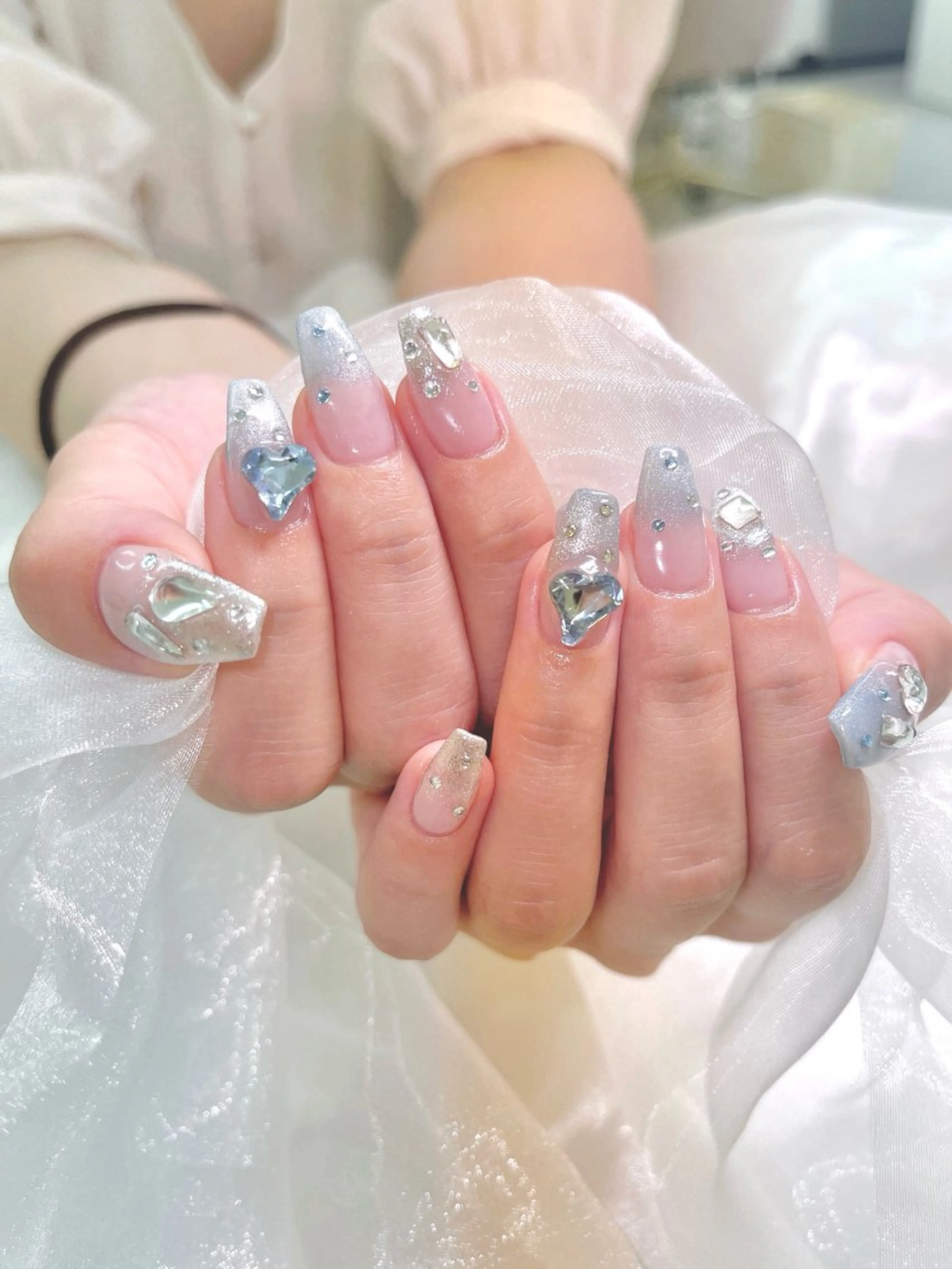 ネイル 【大垣ネイル】 ゆうか🩵のネイルデザイン