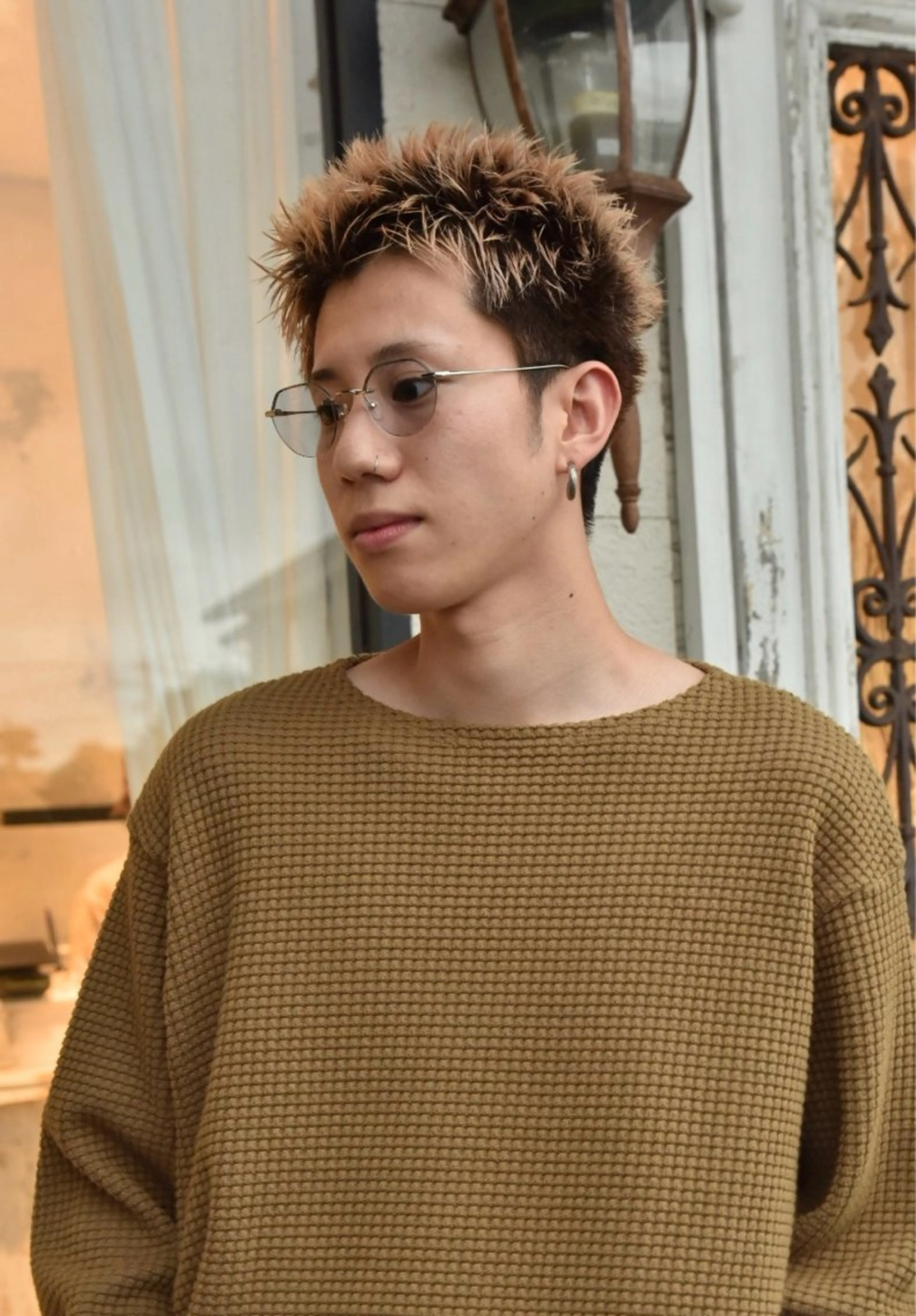ショート メンズ カット 北島 想大のヘアスタイル
