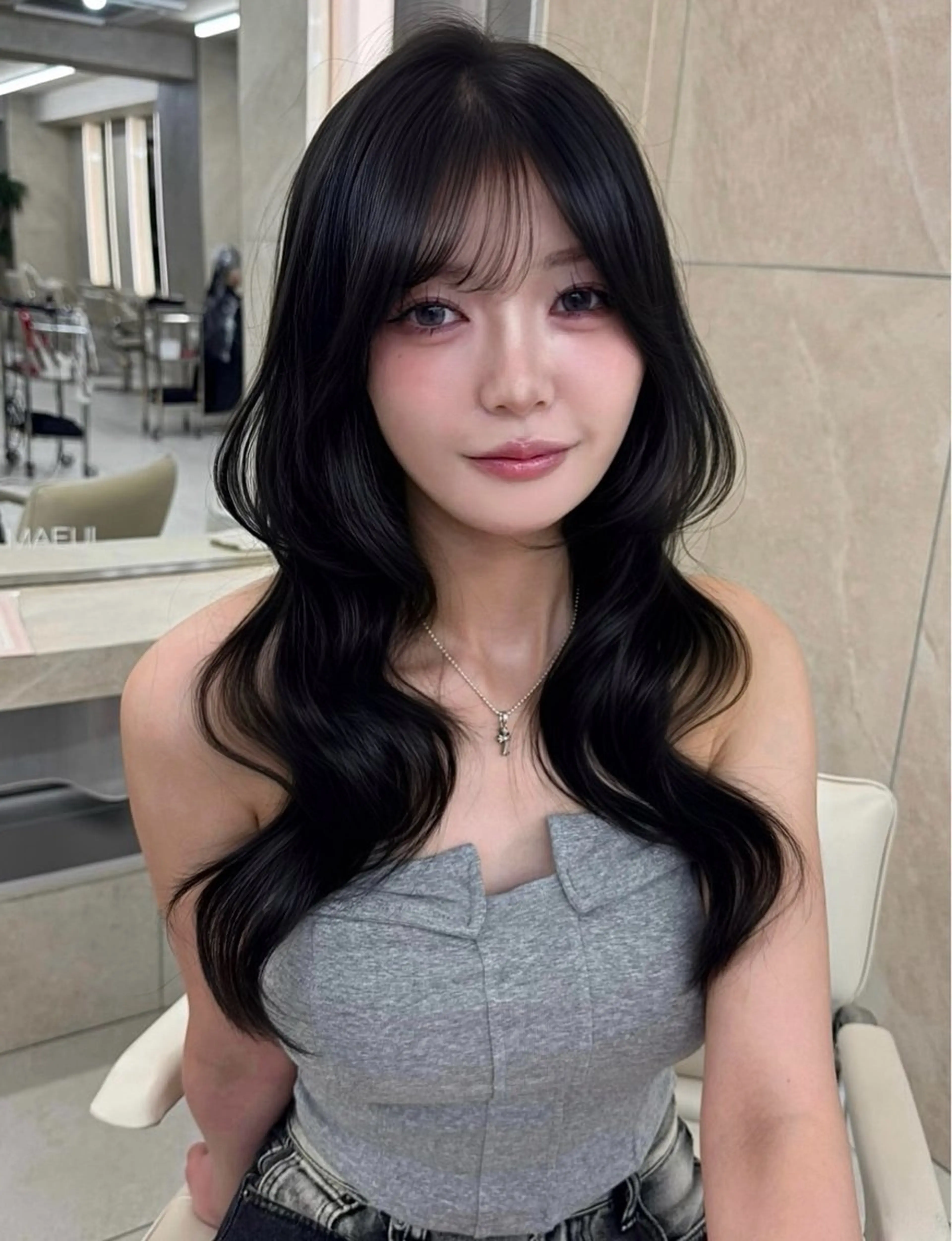 れもん 名駅/韓国レイヤーのヘアスタイル