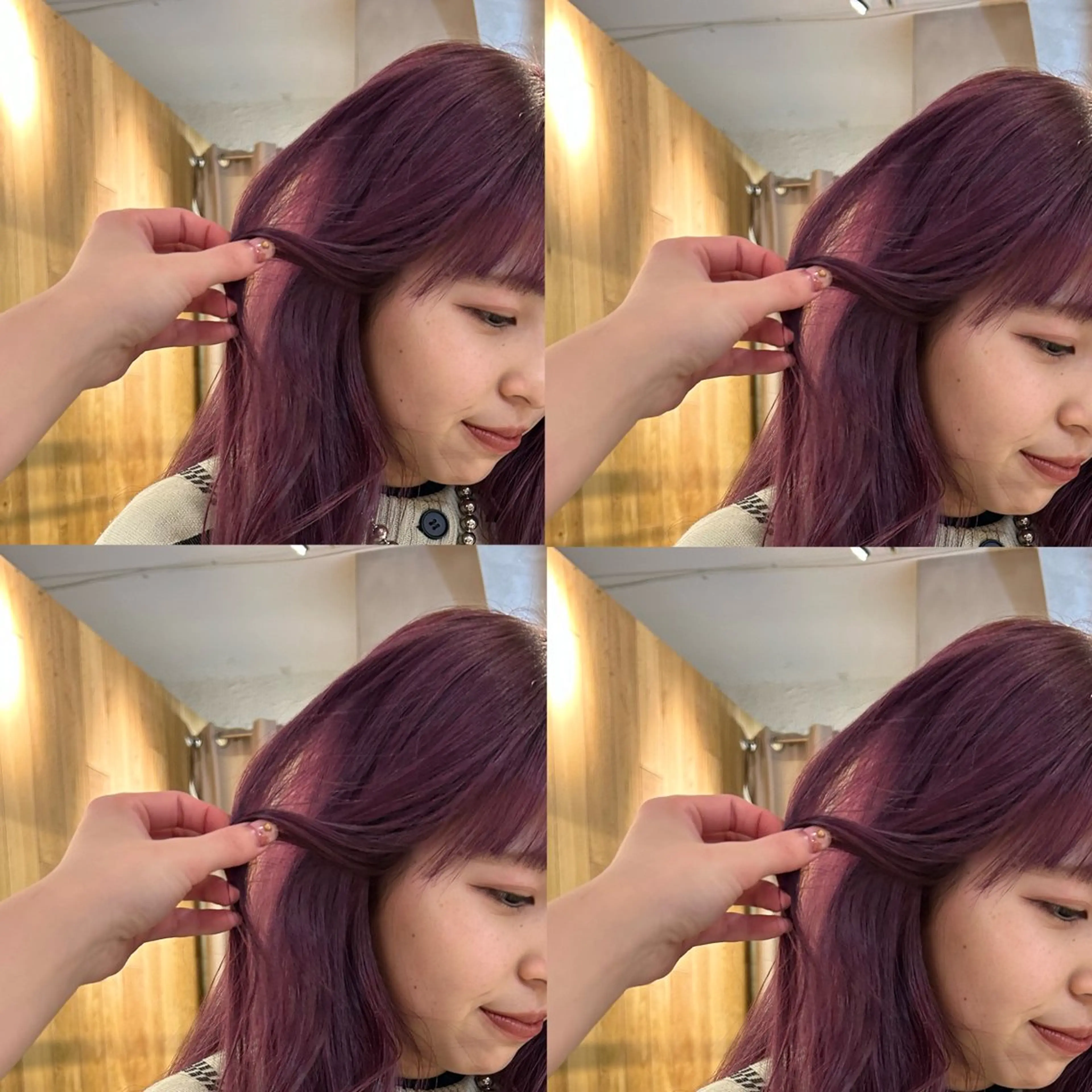 ロング カラー カット ヘアカラー じゅわっと暖色カラー 🍊Moemiのヘアスタイル