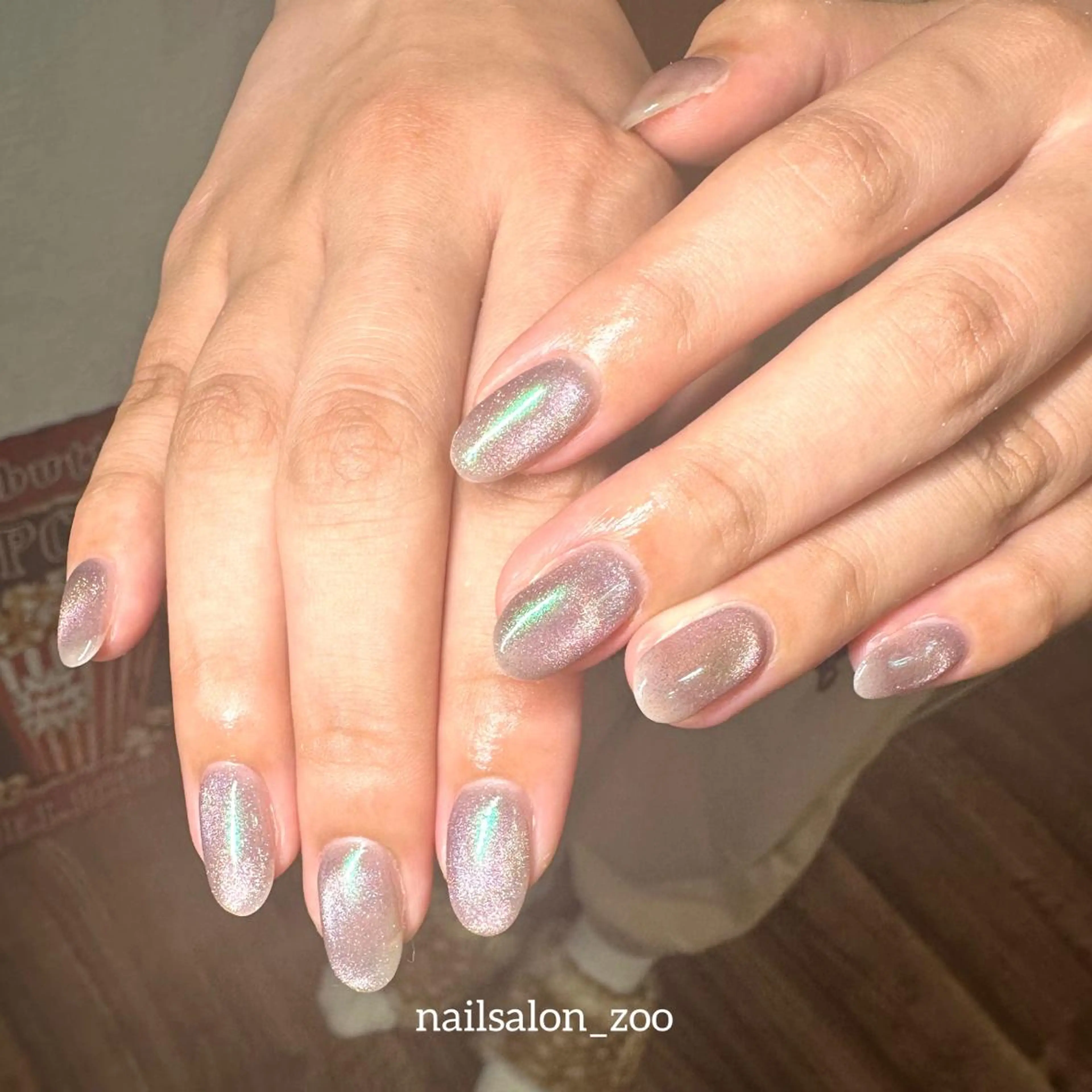 ネイル マグネットネイル ニュアンスネイル ハンドネイル Nroom. /はるのネイルデザイン