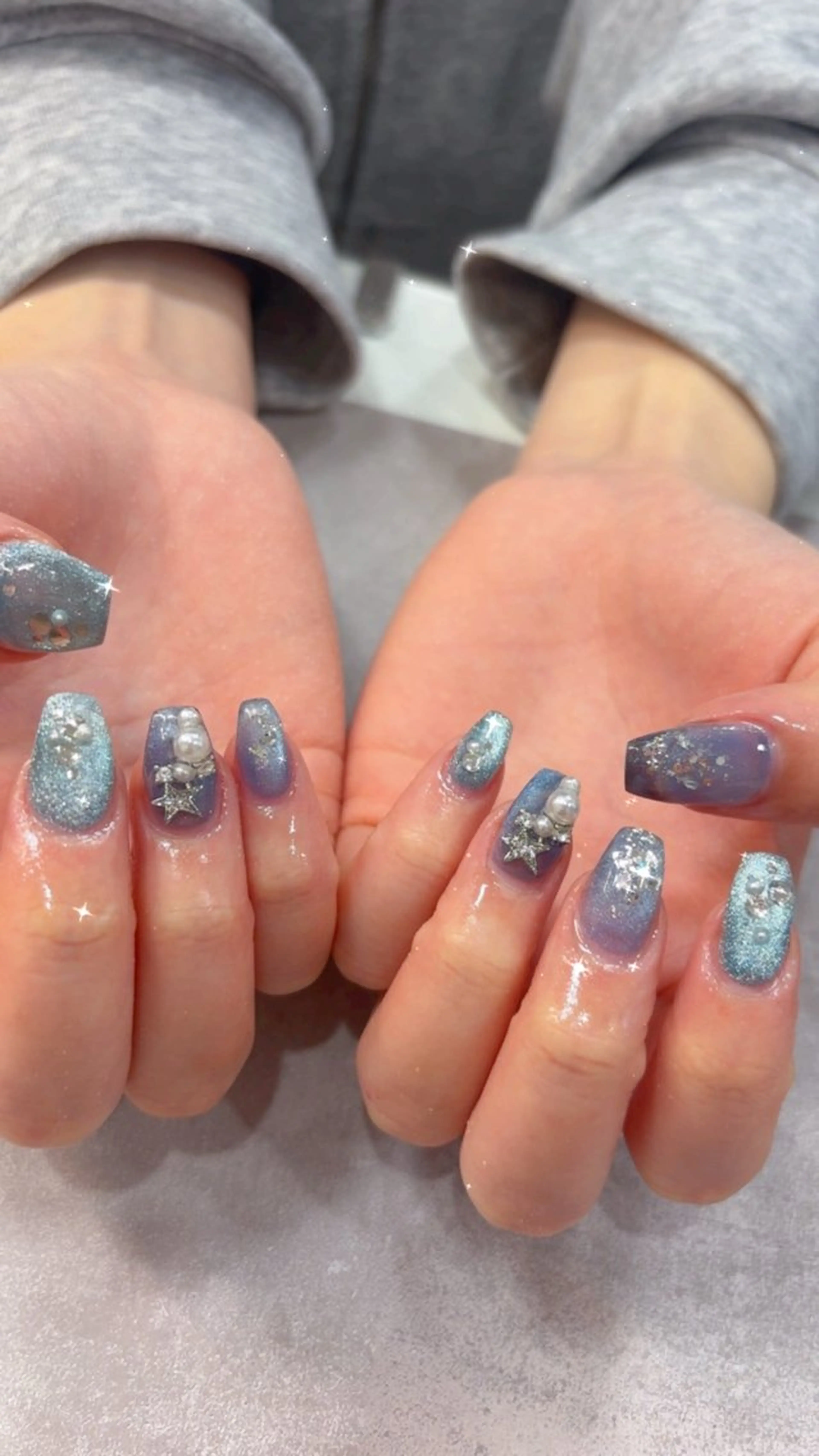 ネイル ハンドネイル 鶴橋wooone nail.rieのネイルデザイン