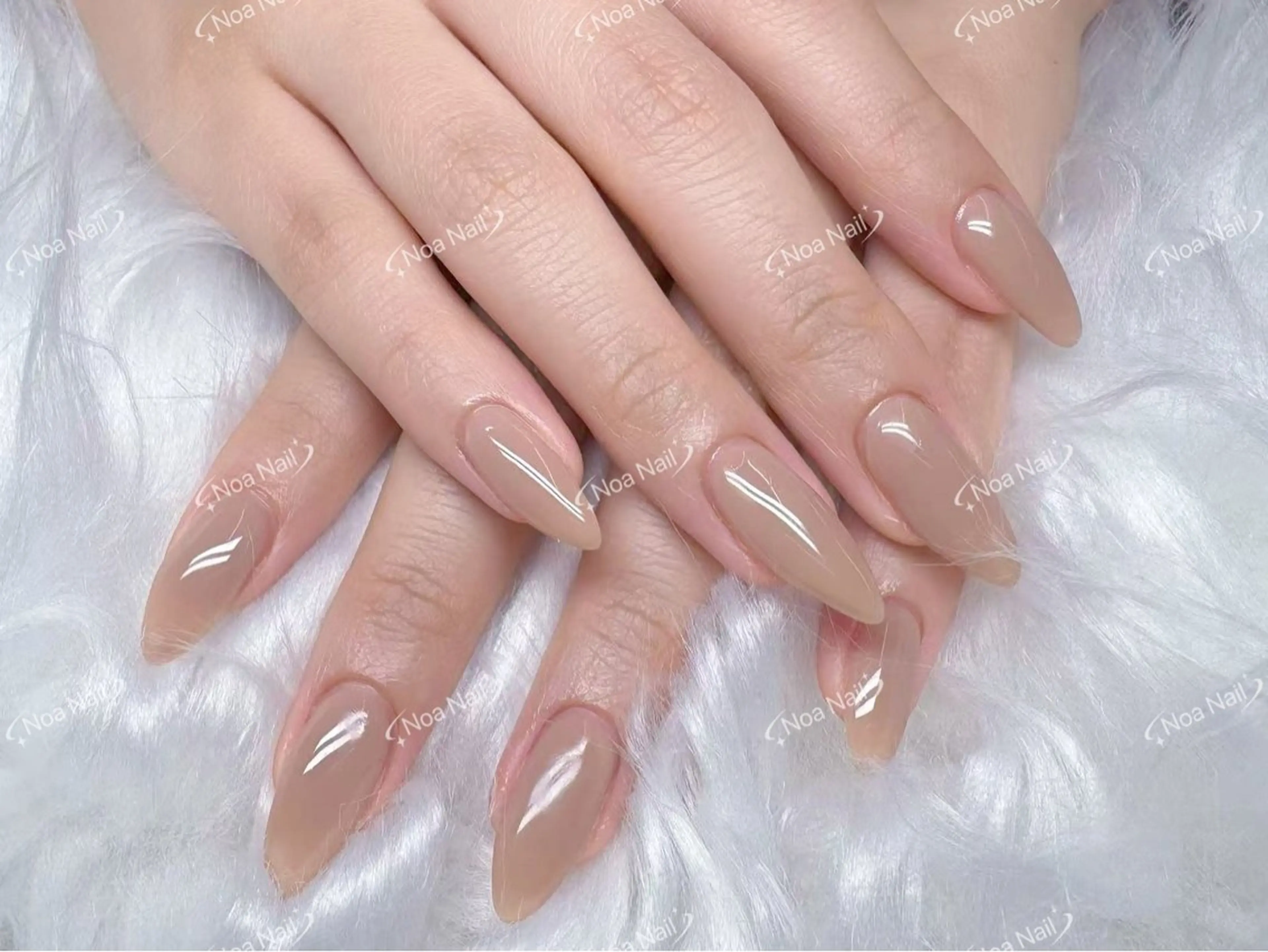 ネイル 成人式 フレンチネイル グラデーション 韓国ネイル マグネットネイル ハンドネイル Noa Nailのネイルデザイン