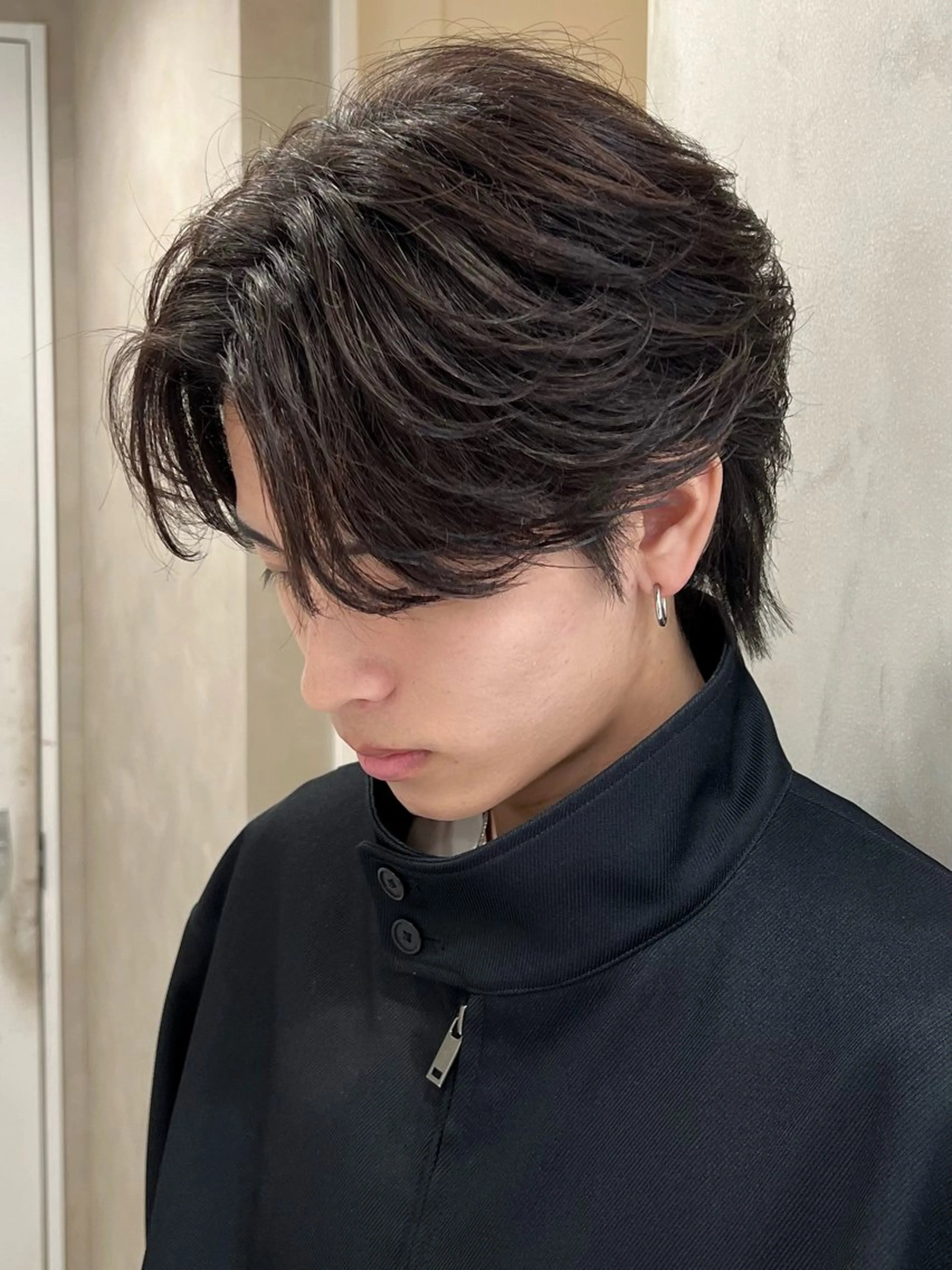 ショート メンズ カット パーマ 新井 翼/銀座 メンズお任せくださいのヘアスタイル