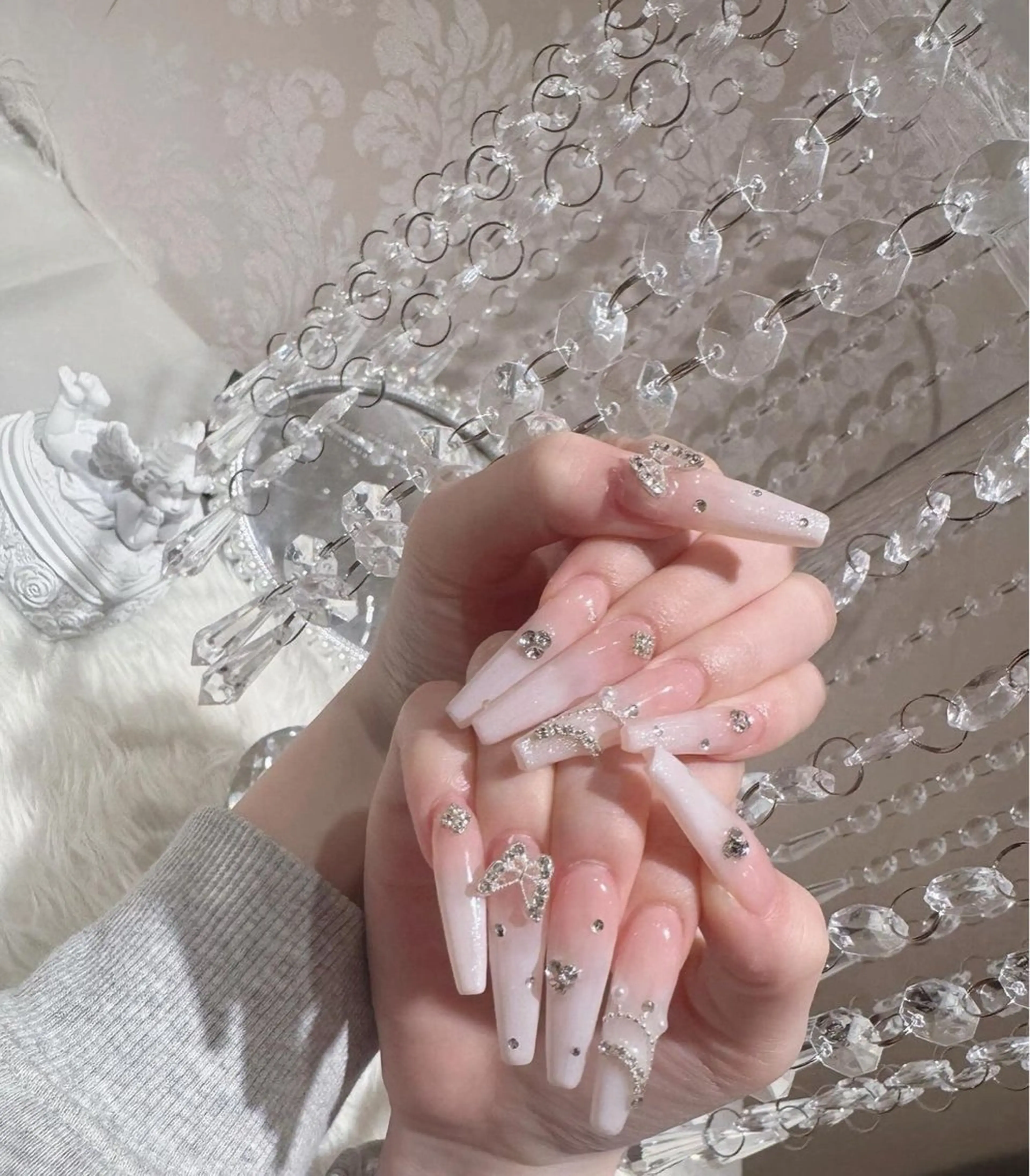ネイル チークネイル フットネイル フレンチネイル グラデーション 韓国ネイル Yuki nail staffのネイルデザイン