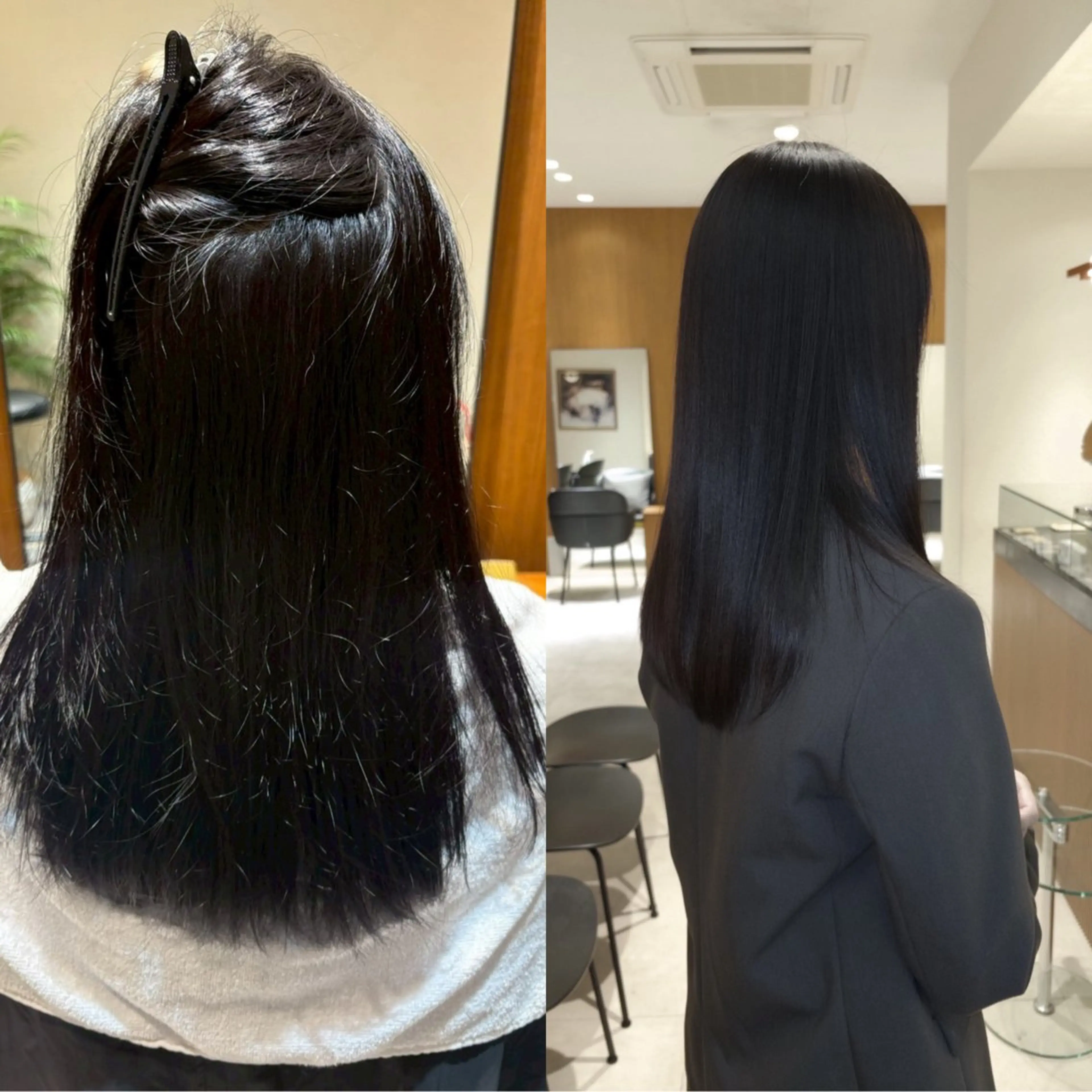 セミロング 髪質改善 縮毛矯正 酸性ストレート 縮毛矯正 酸性ストレート/ ちさとのヘアスタイル