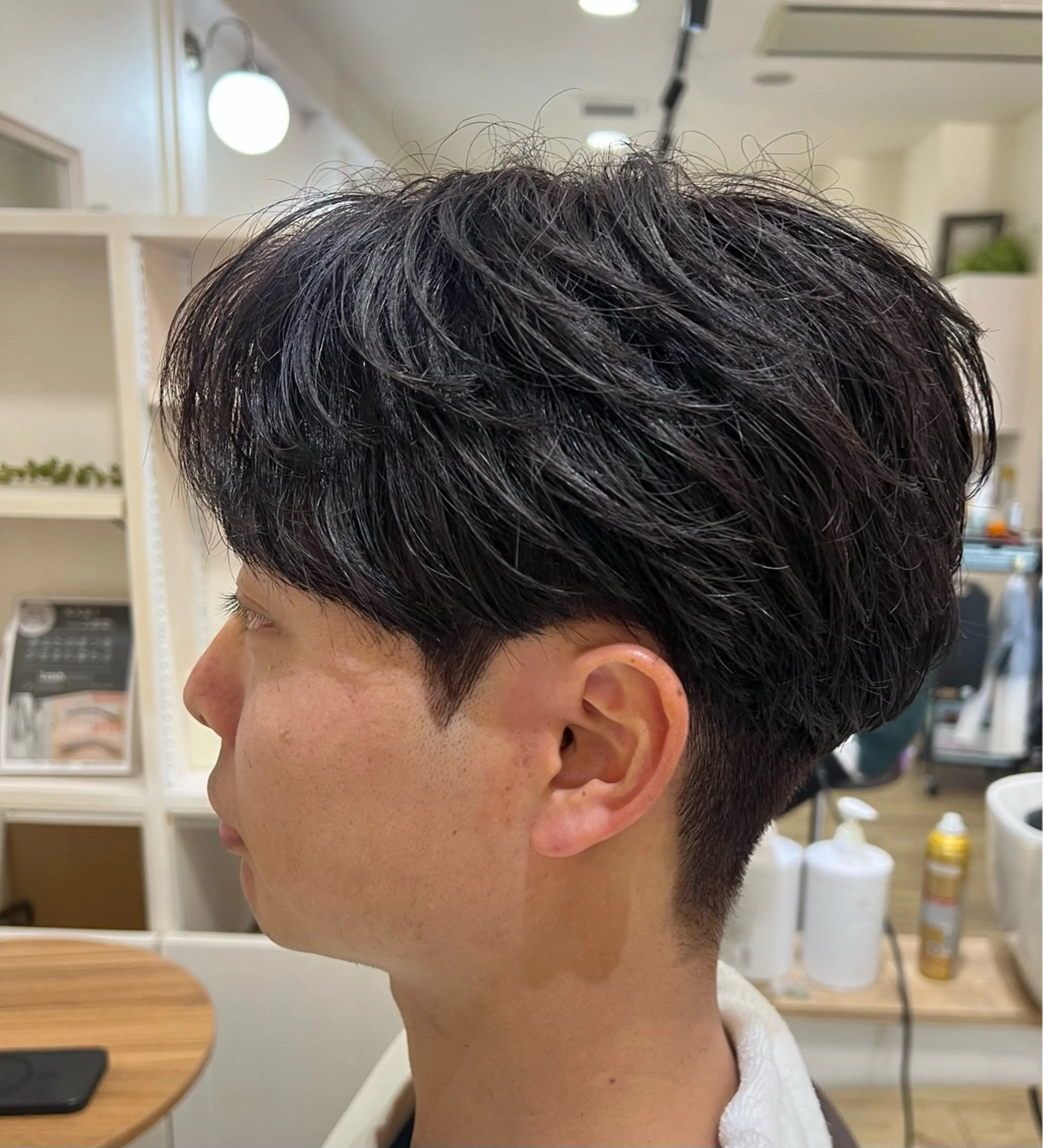 メンズ パーマ／メンズ ／ピンパーマ/横山のヘアスタイル