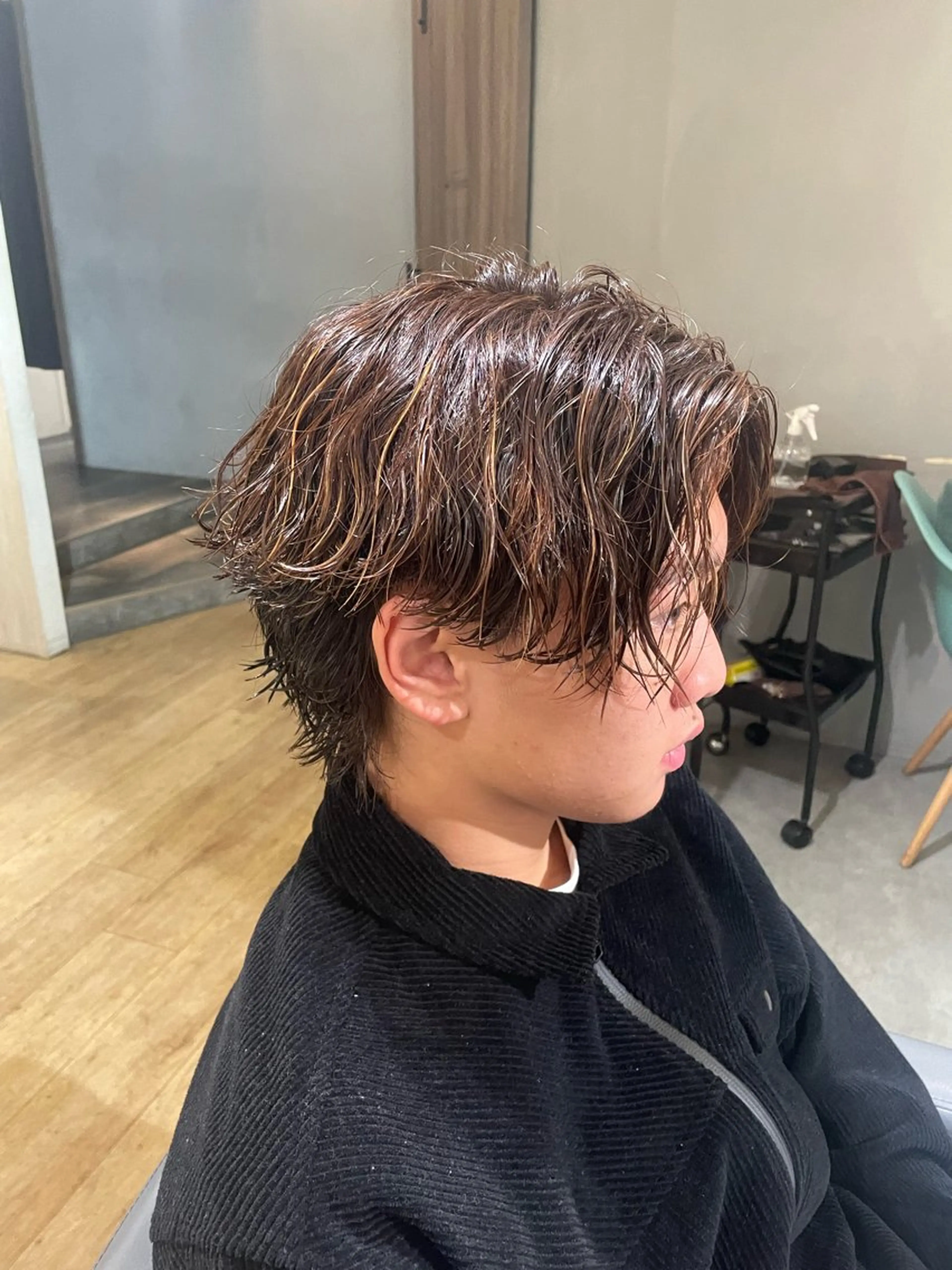 パーマ カット パーマ メンズパーマ梅田 ・川副史晶のヘアスタイル