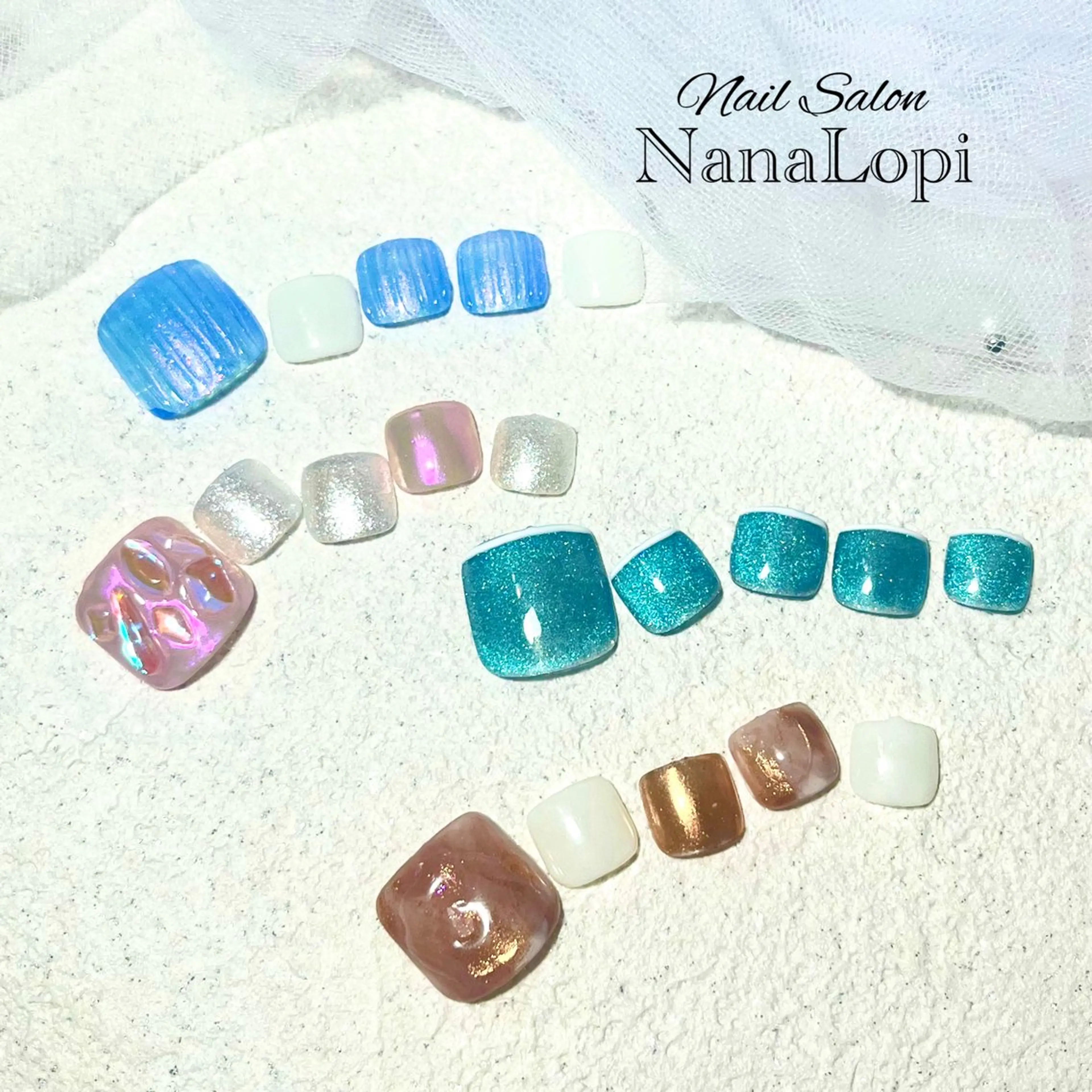 ネイル フットネイル NanaLopi さやのネイルデザイン