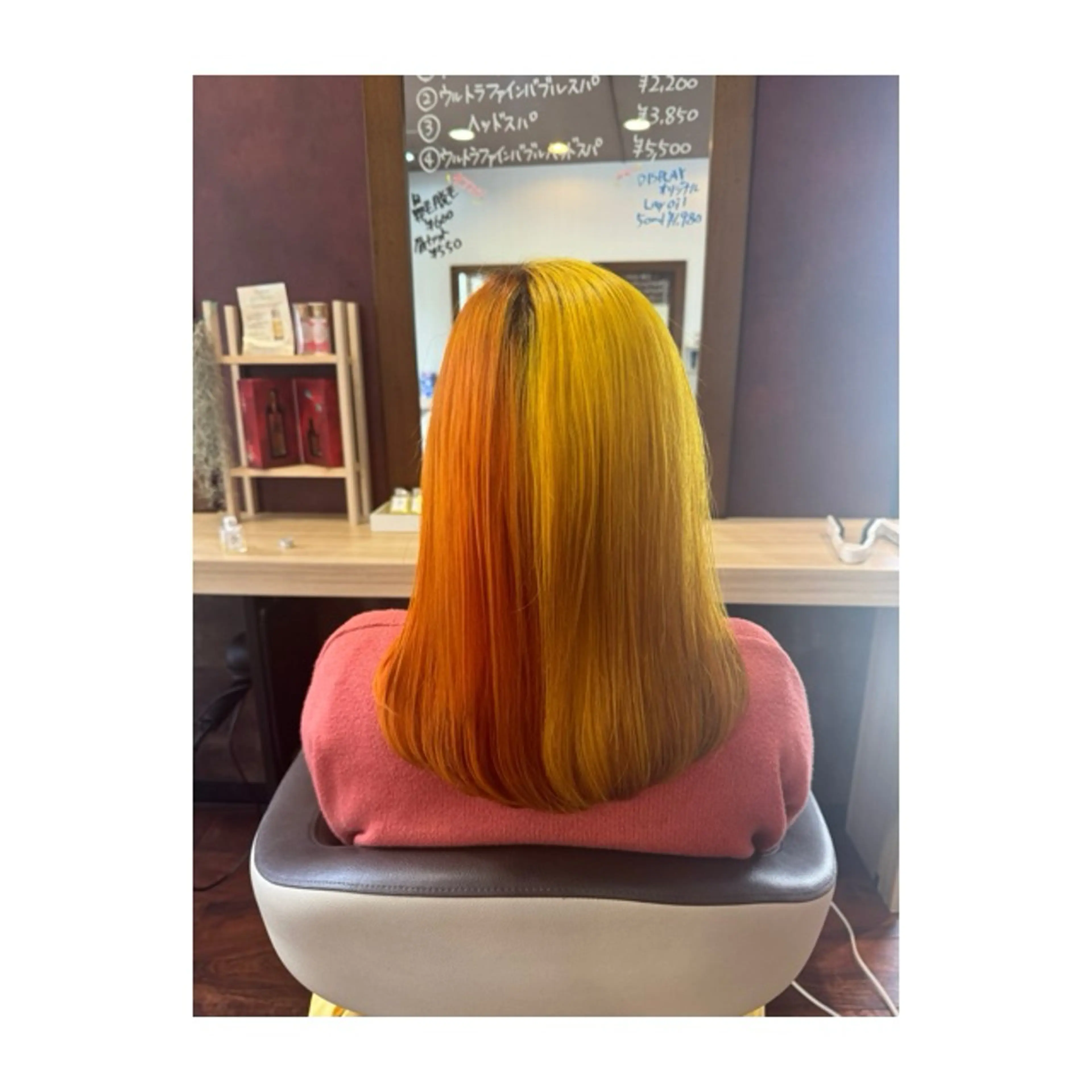 セミロング カラー 玉田 夕貴のヘアスタイル