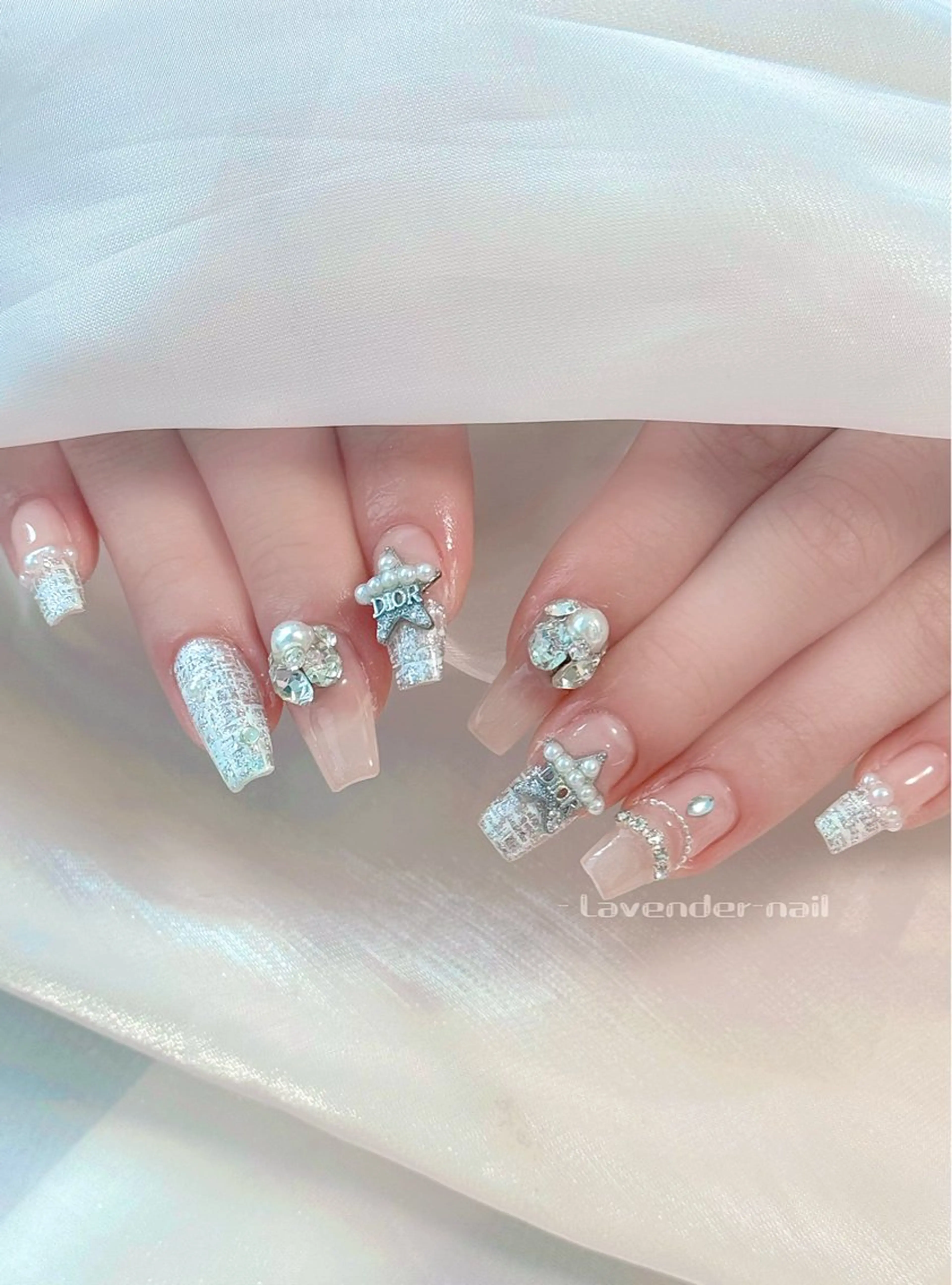 ネイル ハンドネイル Lavender nail·中島公園のネイルデザイン