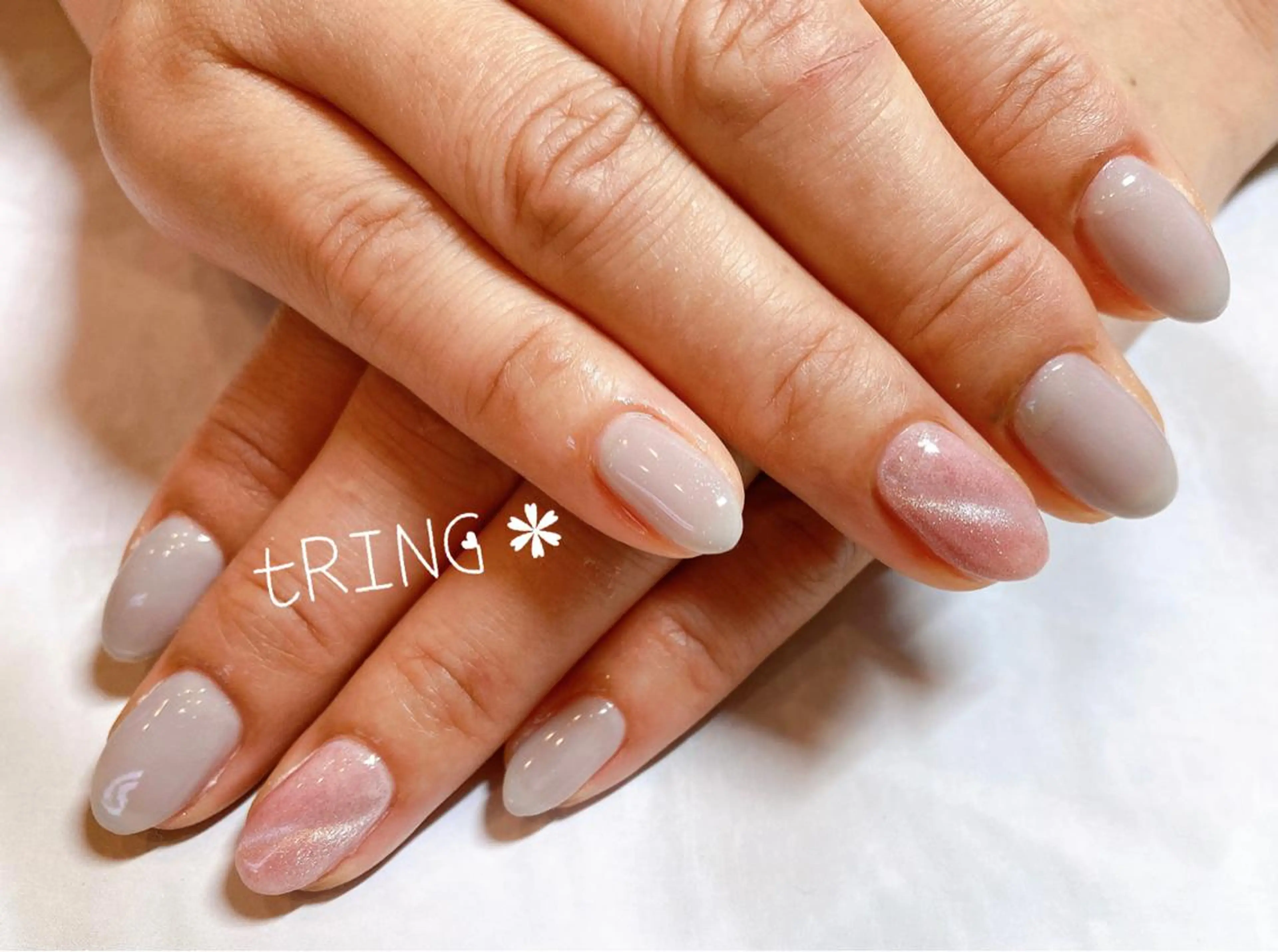 ネイル ハンドネイル tRING＊ しいの木台のネイルデザイン