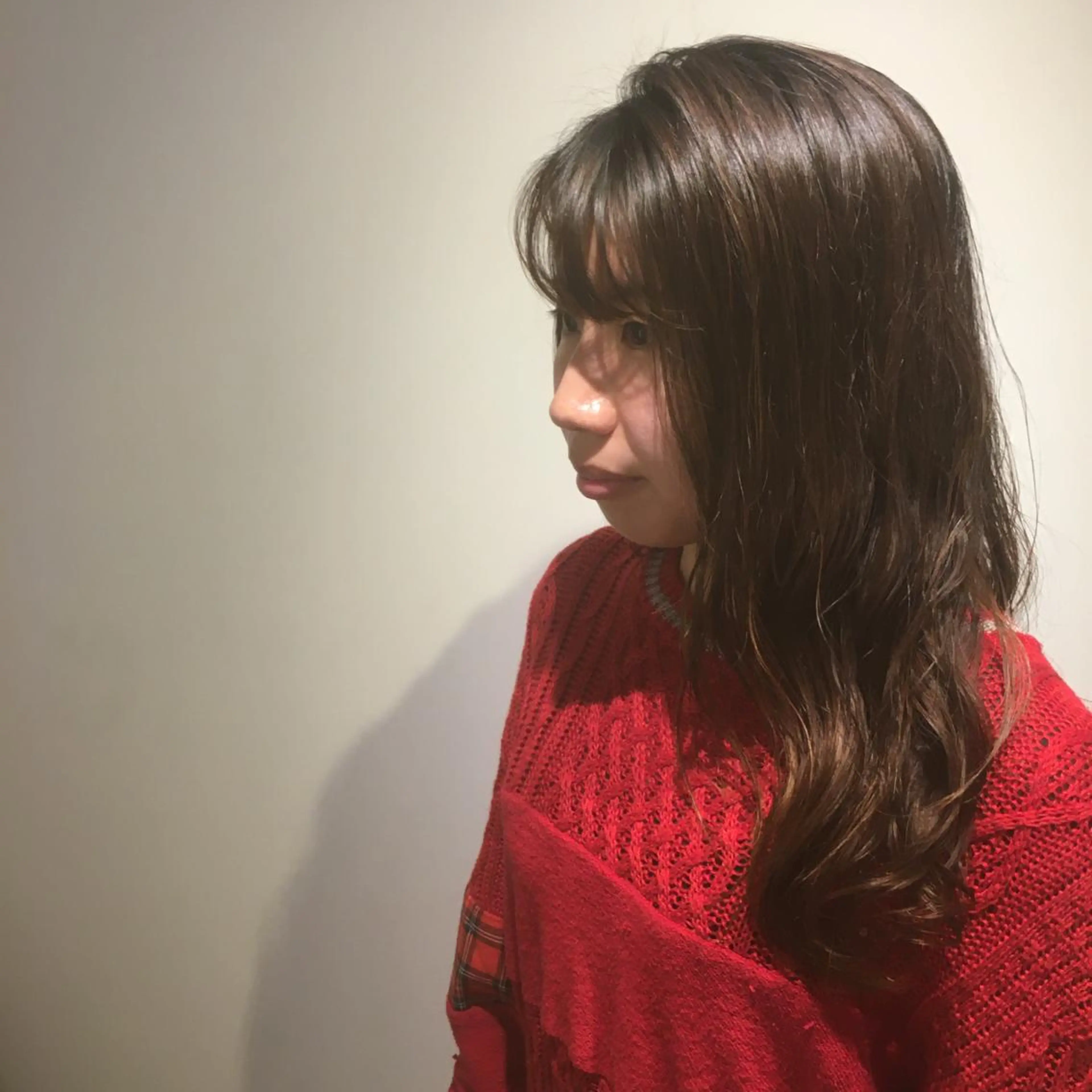 ロング カラー カット ヘアカラー トリートメント しのはら まどかのヘアスタイル