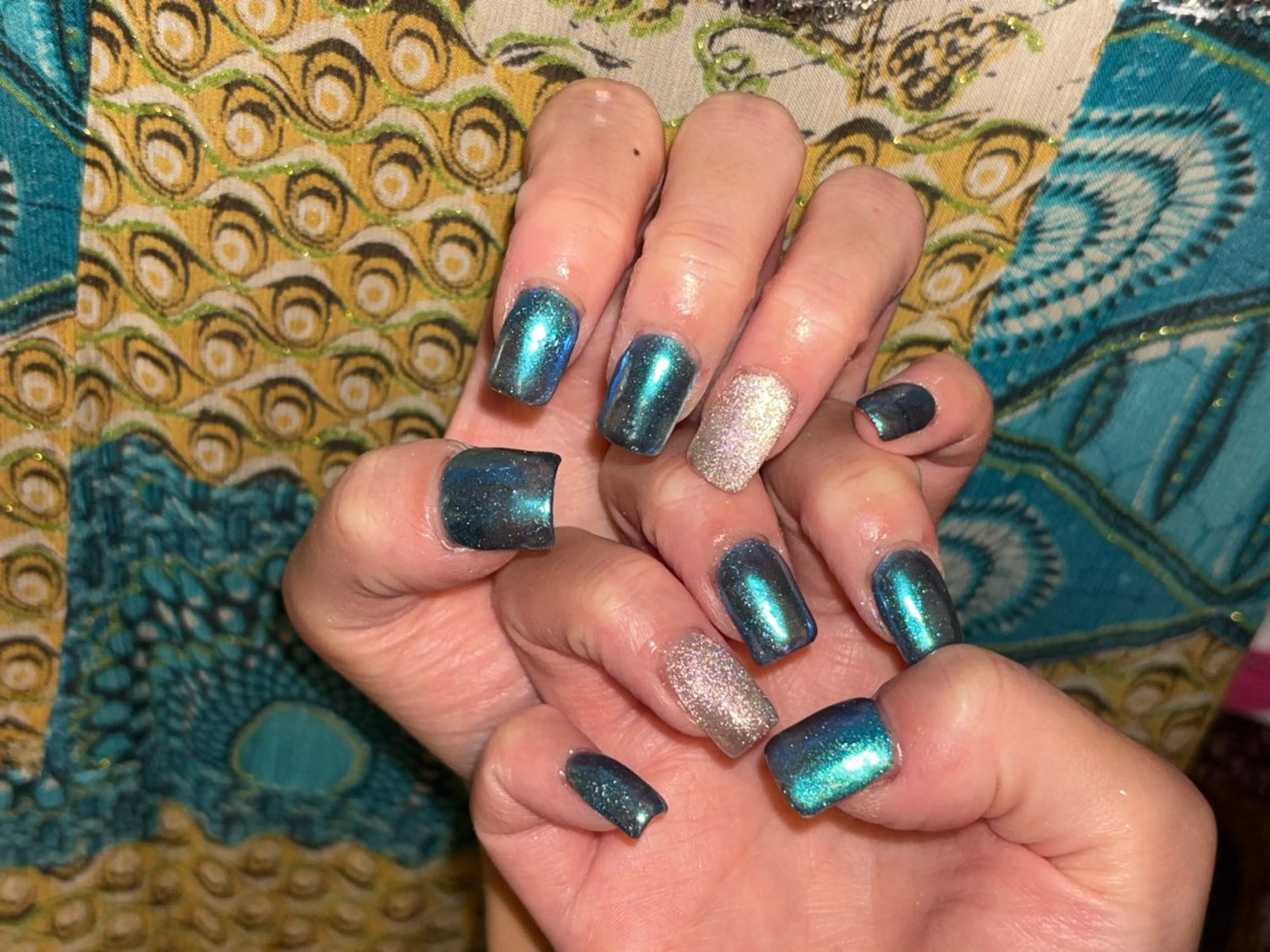 ネイル ミラーネイル 爪神所属・*爪神* 珠裕 miyuのネイルデザイン