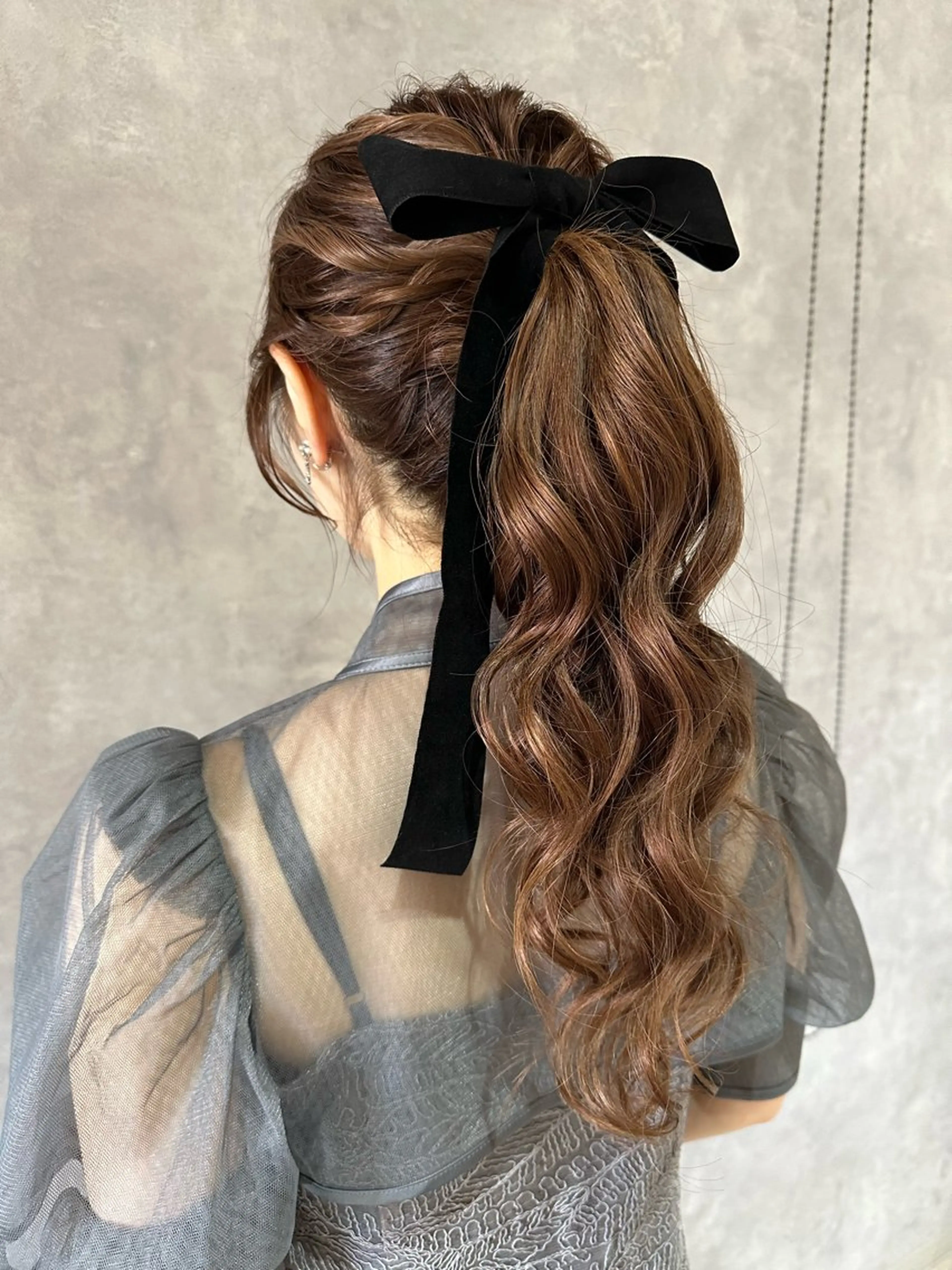 ヘアアレンジ ポニーテール ヘアセット 🫧アレンジ･髪質 改善maica🫧のヘアスタイル