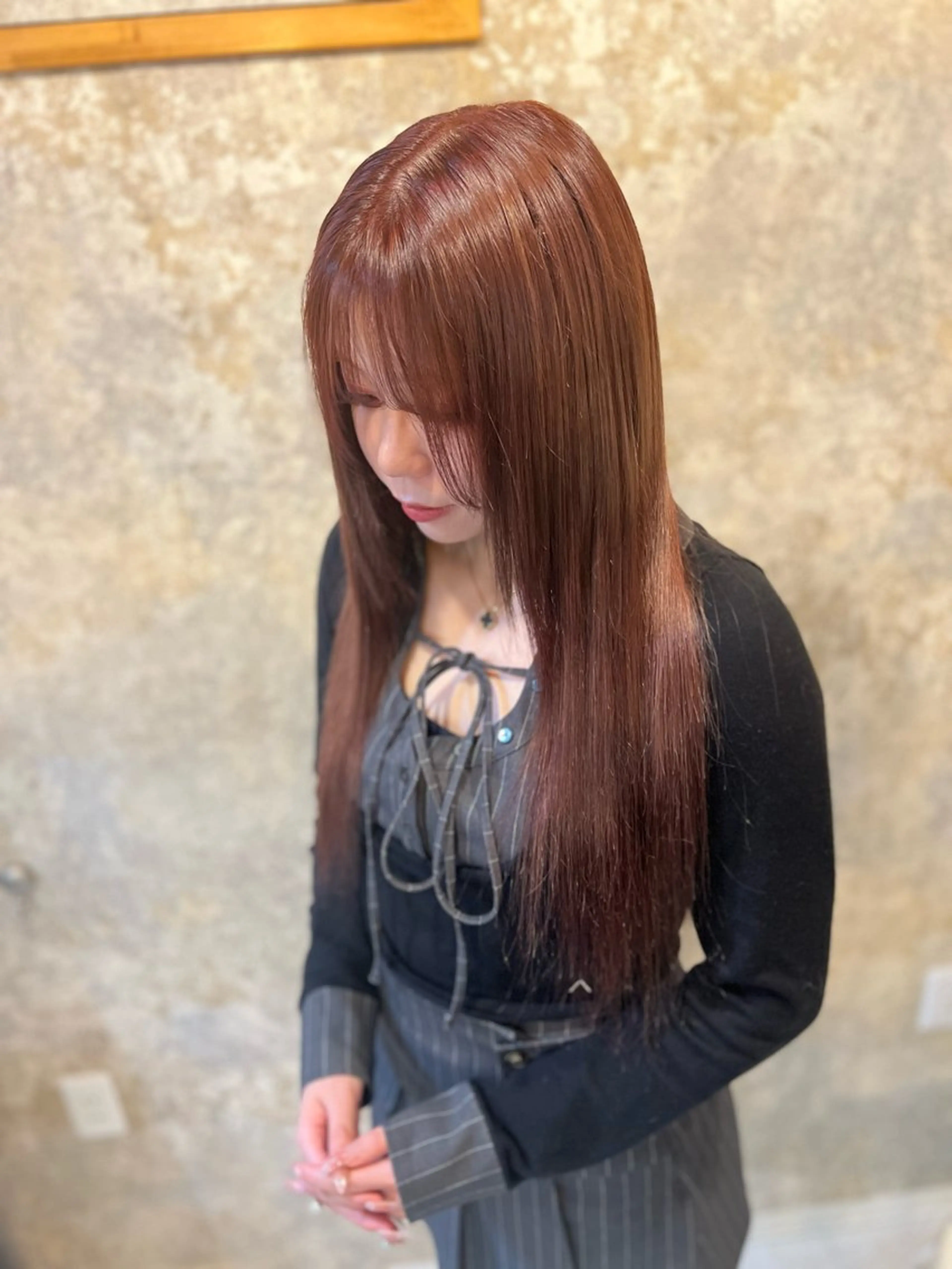 ロング ヘアカラー エクステ Wakita Masakiのヘアスタイル