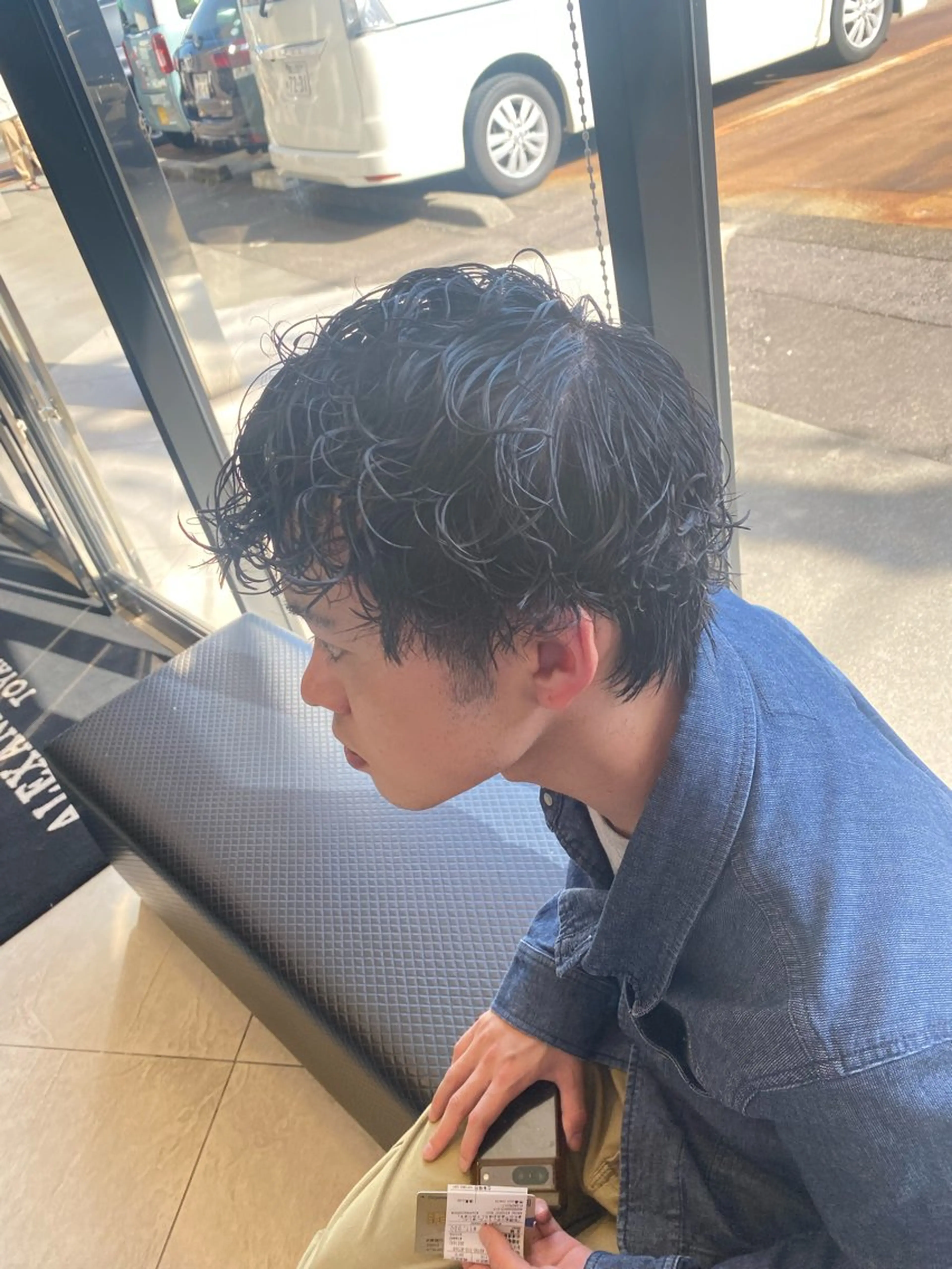 メンズ パーマ 水野 聖哉のヘアスタイル