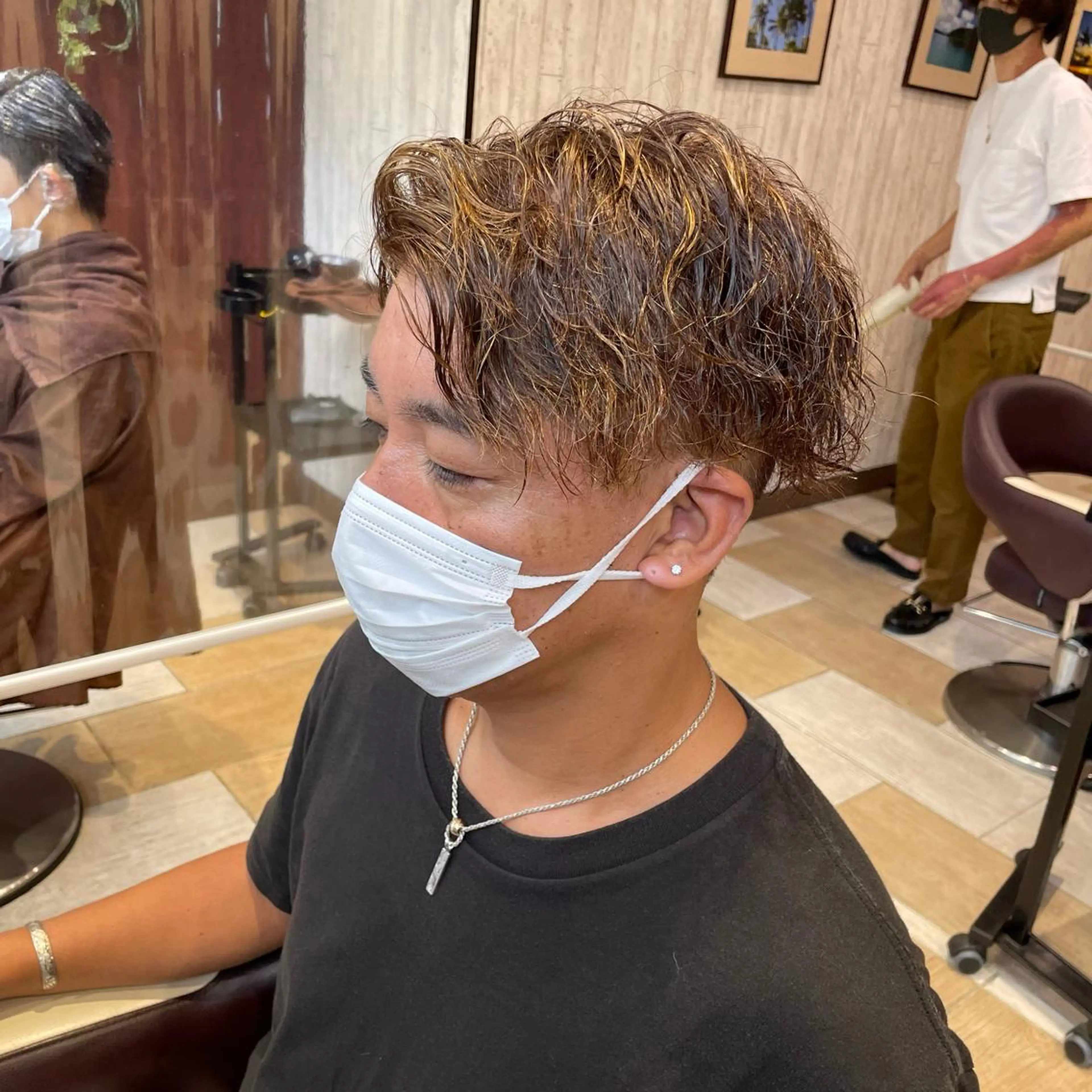 ショート パーマ メンズ メンズパーマ ツイストスパイラルパーマ スパイラルパーマ ツイスパ/メンズ特化 🦋𝑺𝑶𝑵𝑬のヘアスタイル