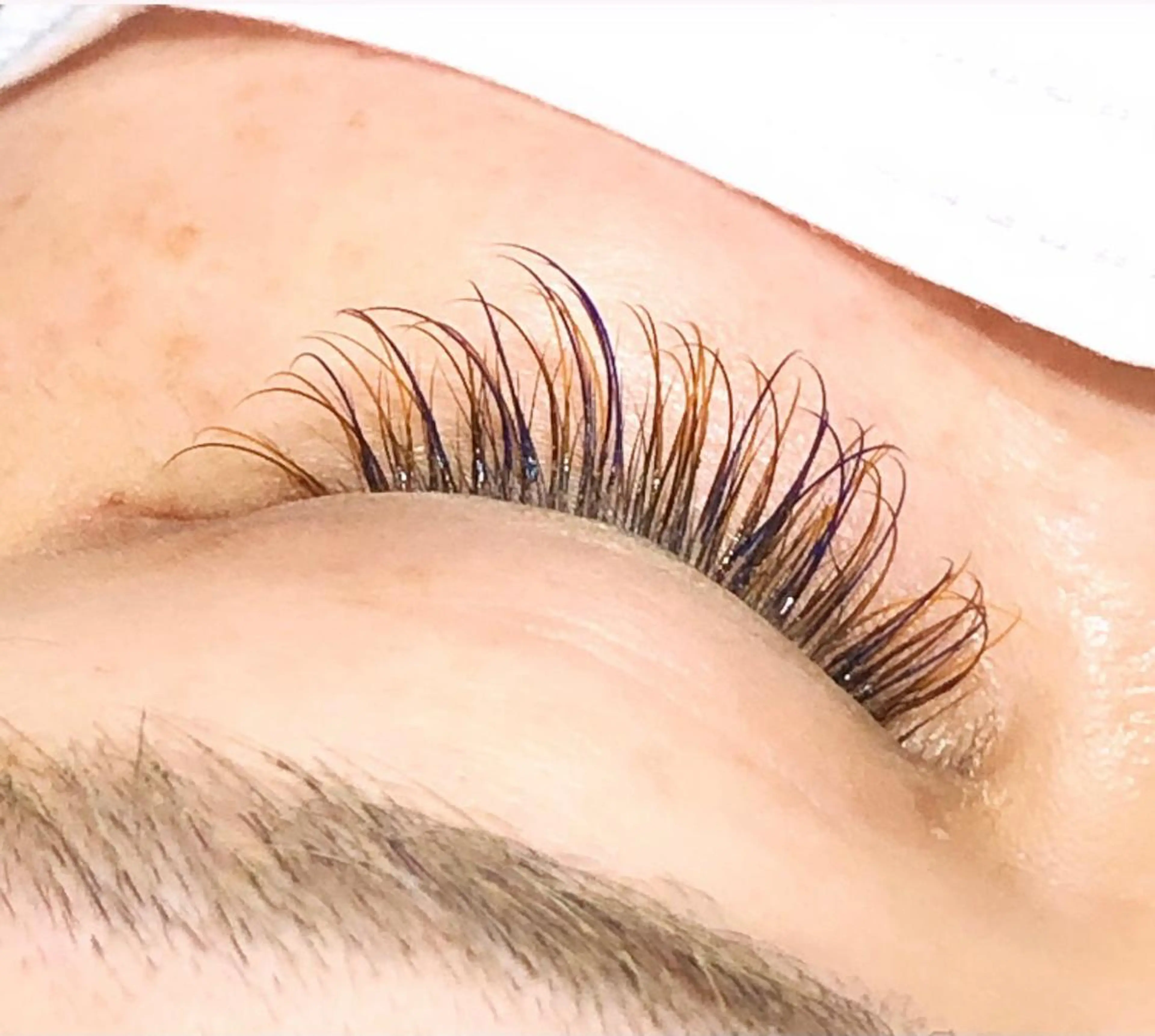 マツエク・マツパ Cカール カラーマツエク franfika 川又のマツエク・マツパデザイン