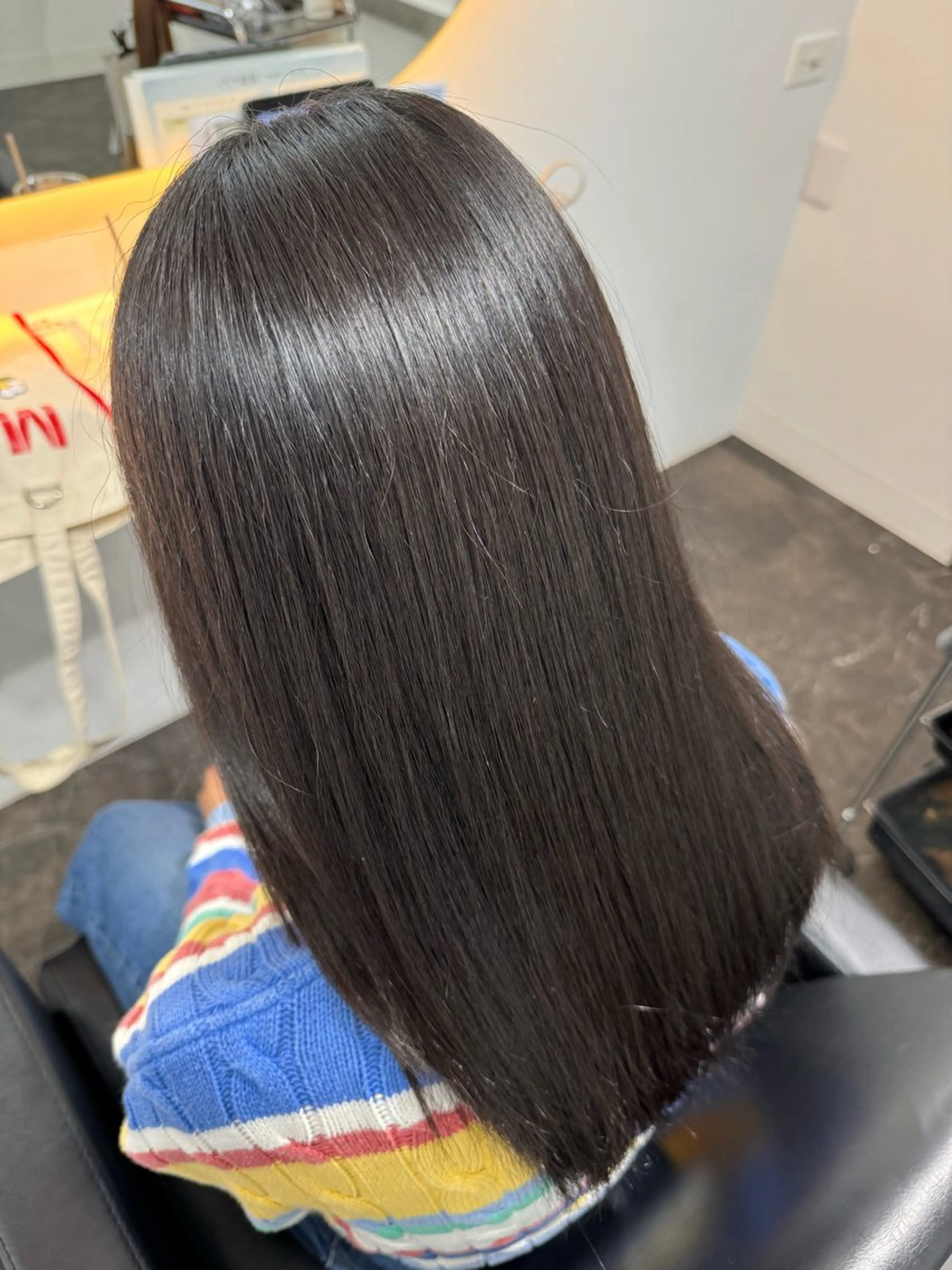 ロング カット 縮毛矯正 トリートメント 縮毛矯正/髪質改善 コヤマのヘアスタイル