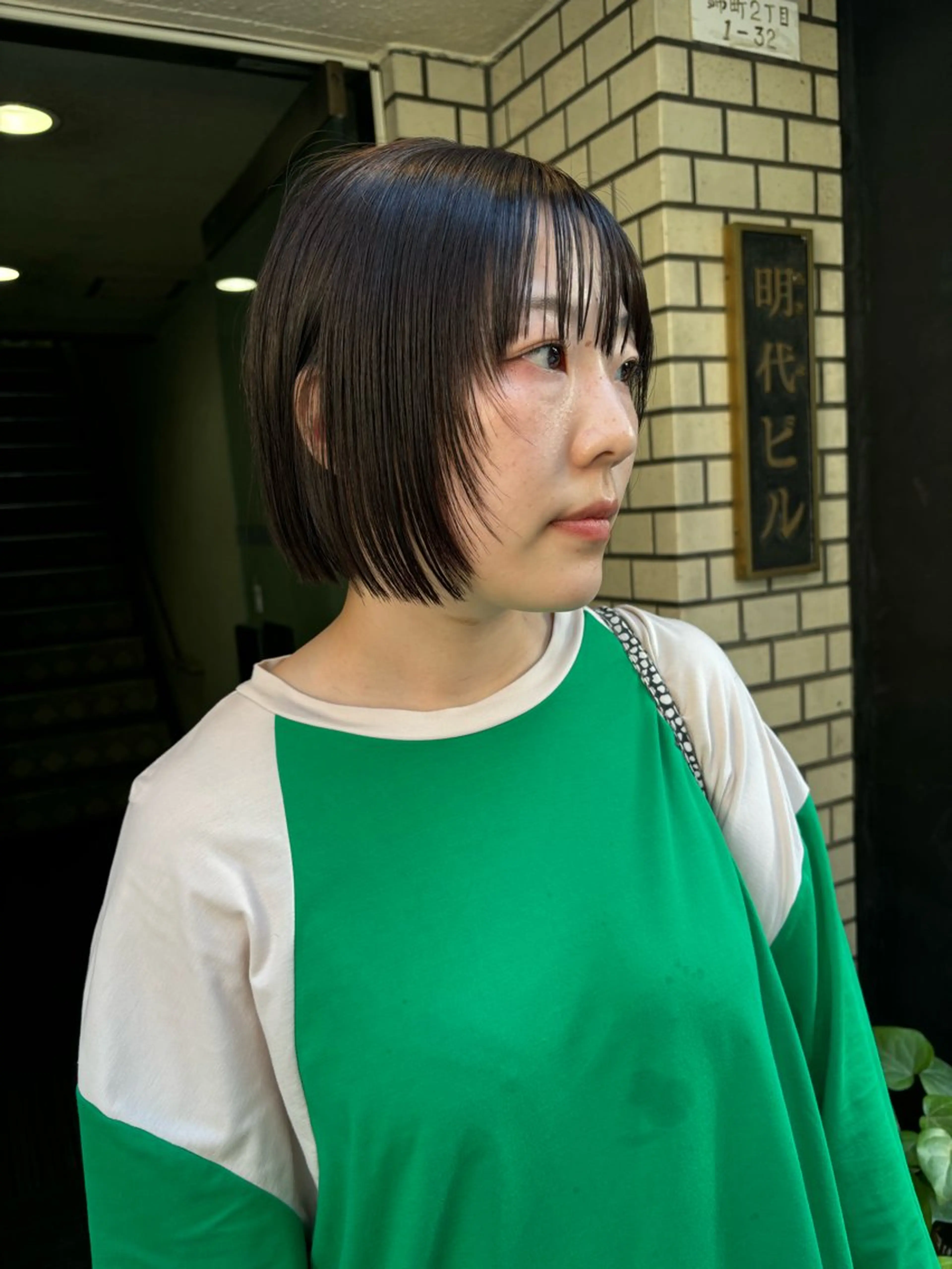 ショート カラー 縮毛矯正 sakura🌸 レイヤー/韓国ヘアのヘアスタイル