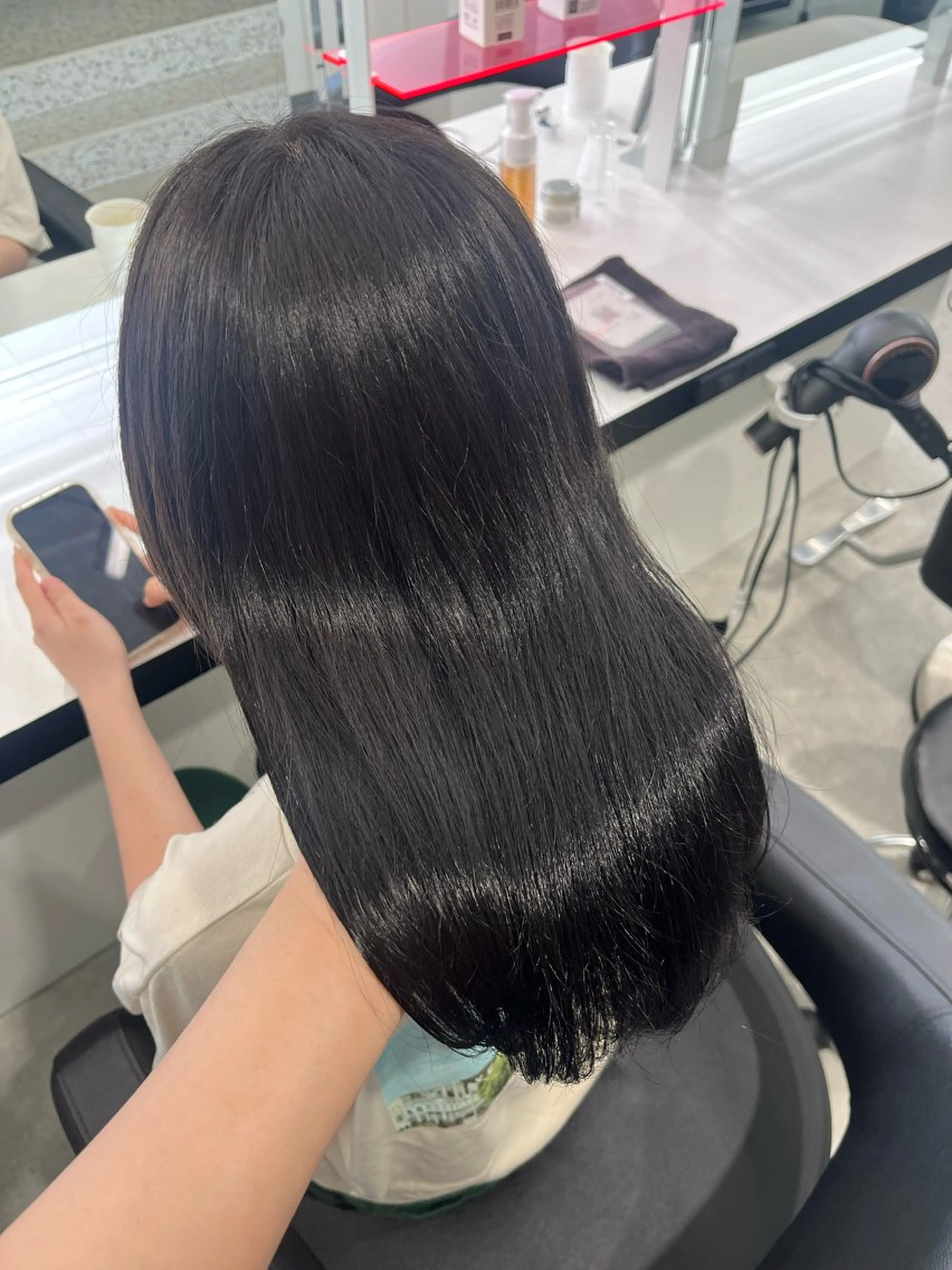 ミディアム カラー みう/仙台/暖色/ 艶髪/顔周りカット/のヘアスタイル