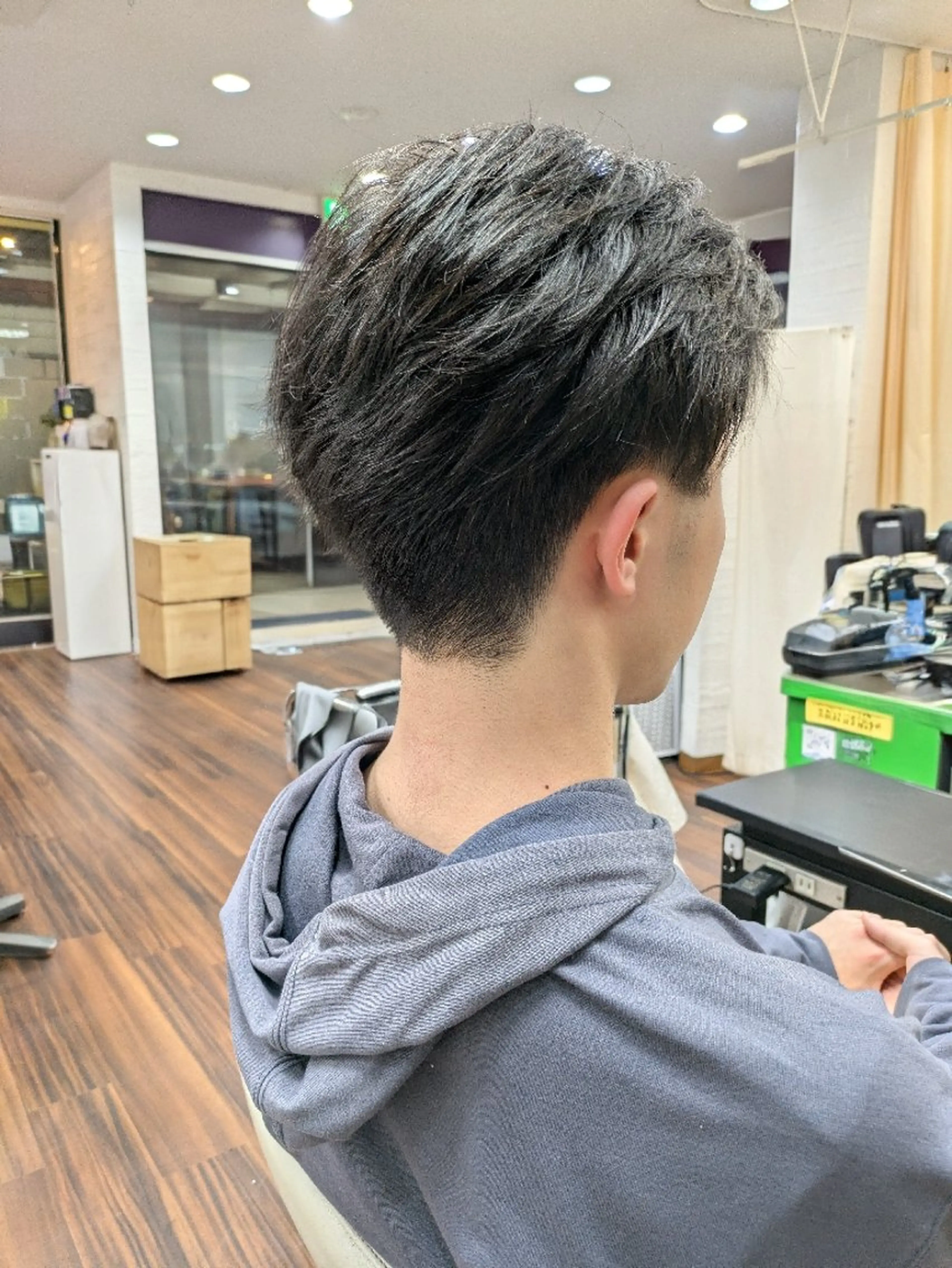 メンズ ツーブロック 大人女性カット/ヘア セット✨️片本🌸のヘアスタイル