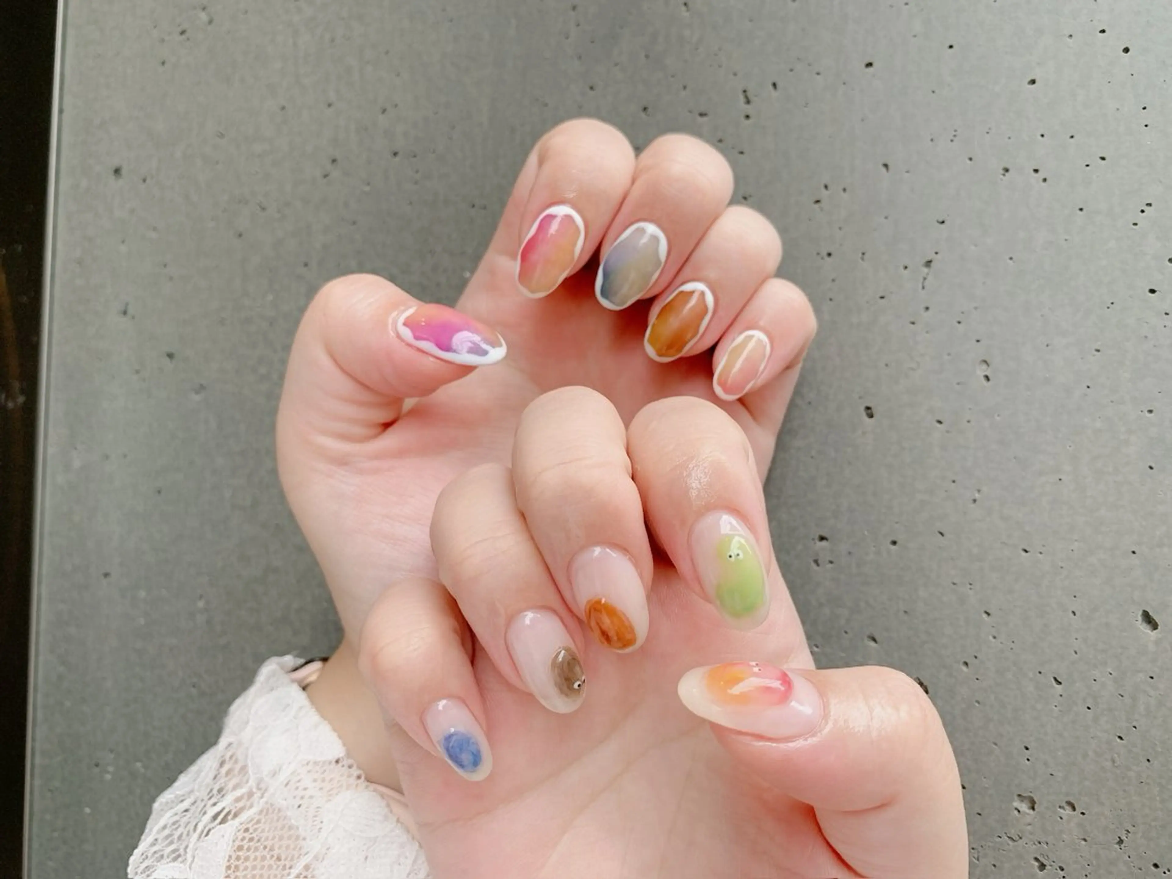 ネイル 持ち込み 赤羽Urbansea Yanaiのネイルデザイン