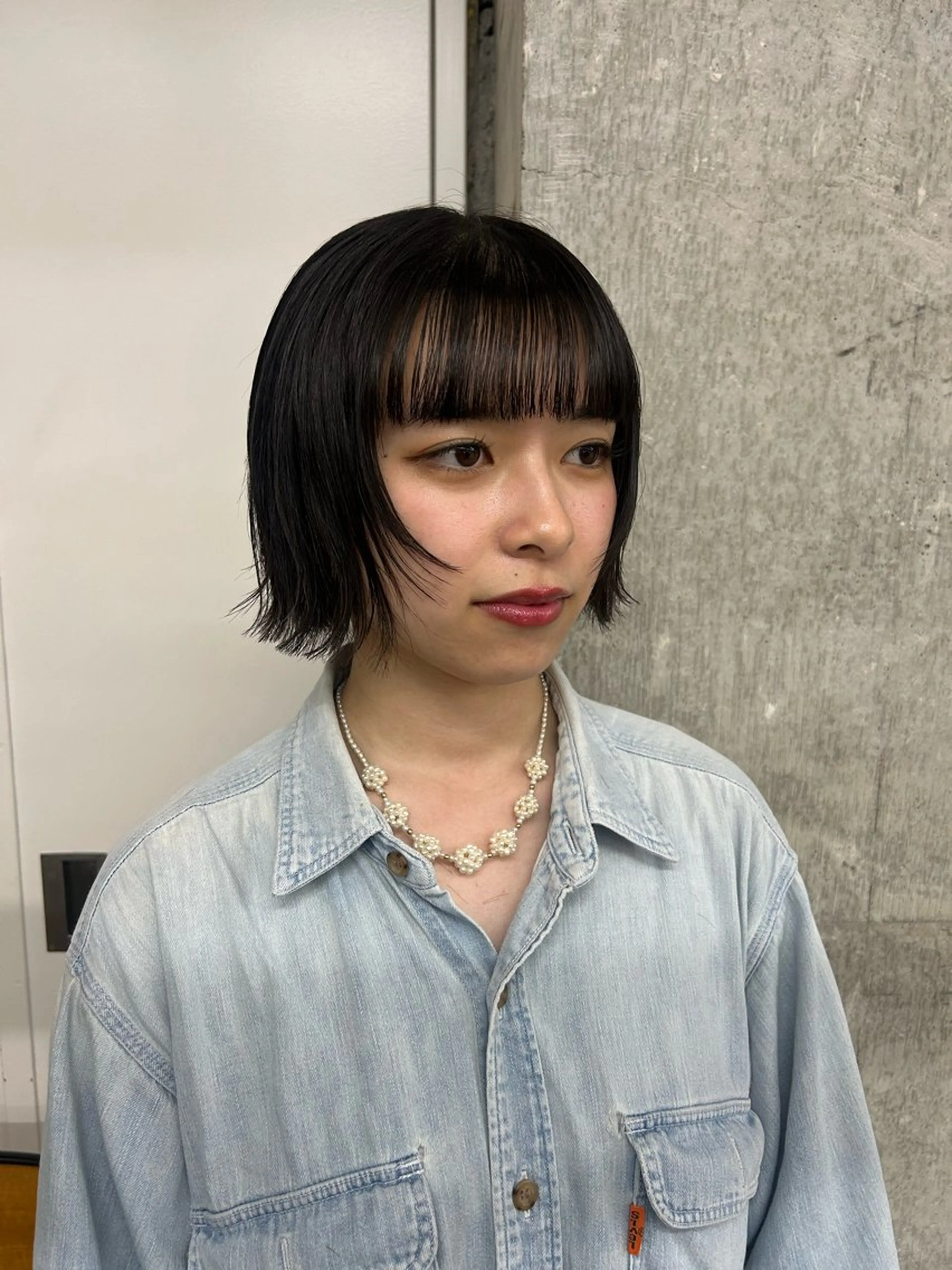 カラー ボブ 伊藤ほのか/パーマ /酸性ストレートのヘアスタイル