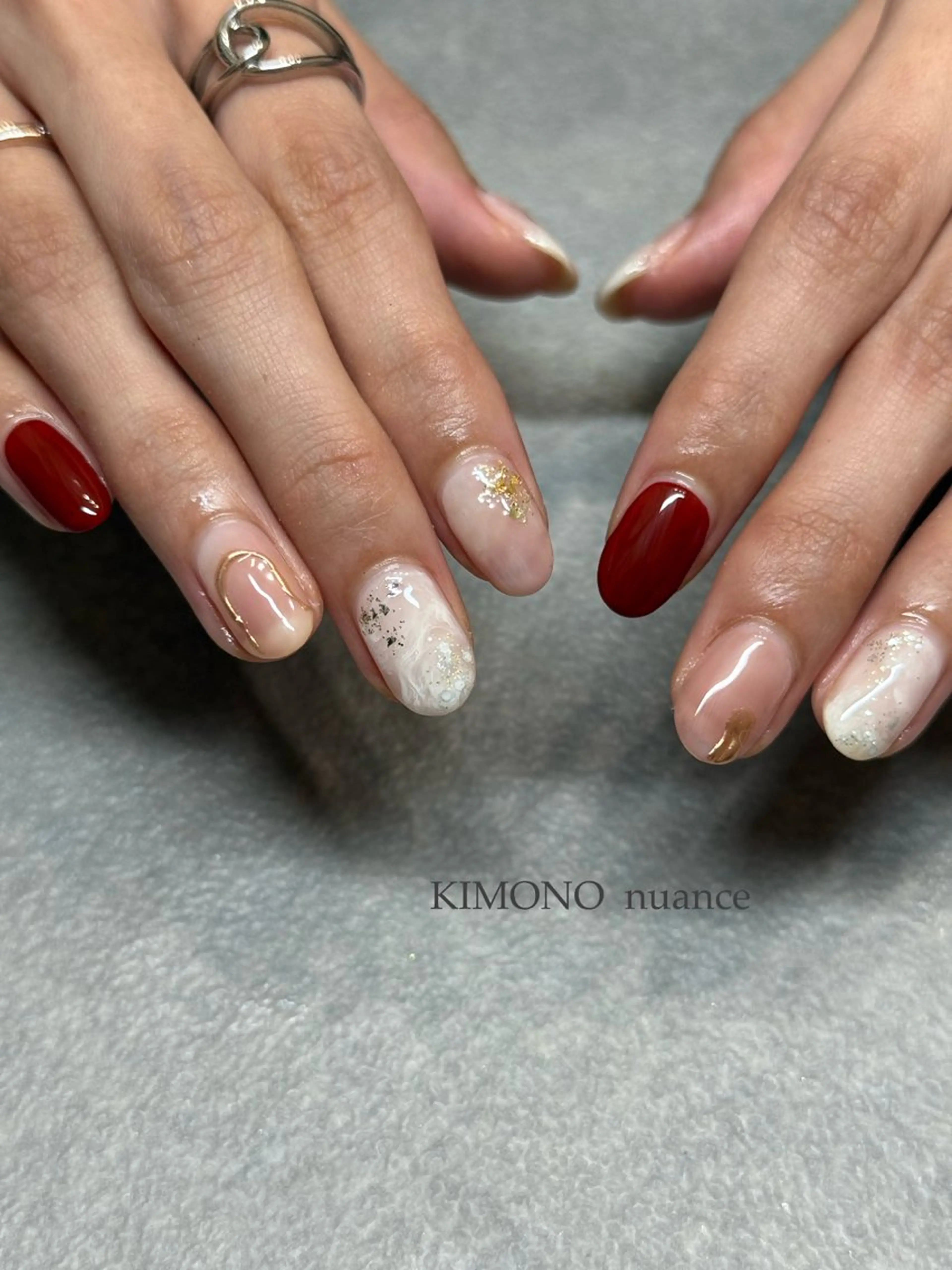 ネイル ハンドネイル フットネイル kiii.__ ✴︎*のネイルデザイン