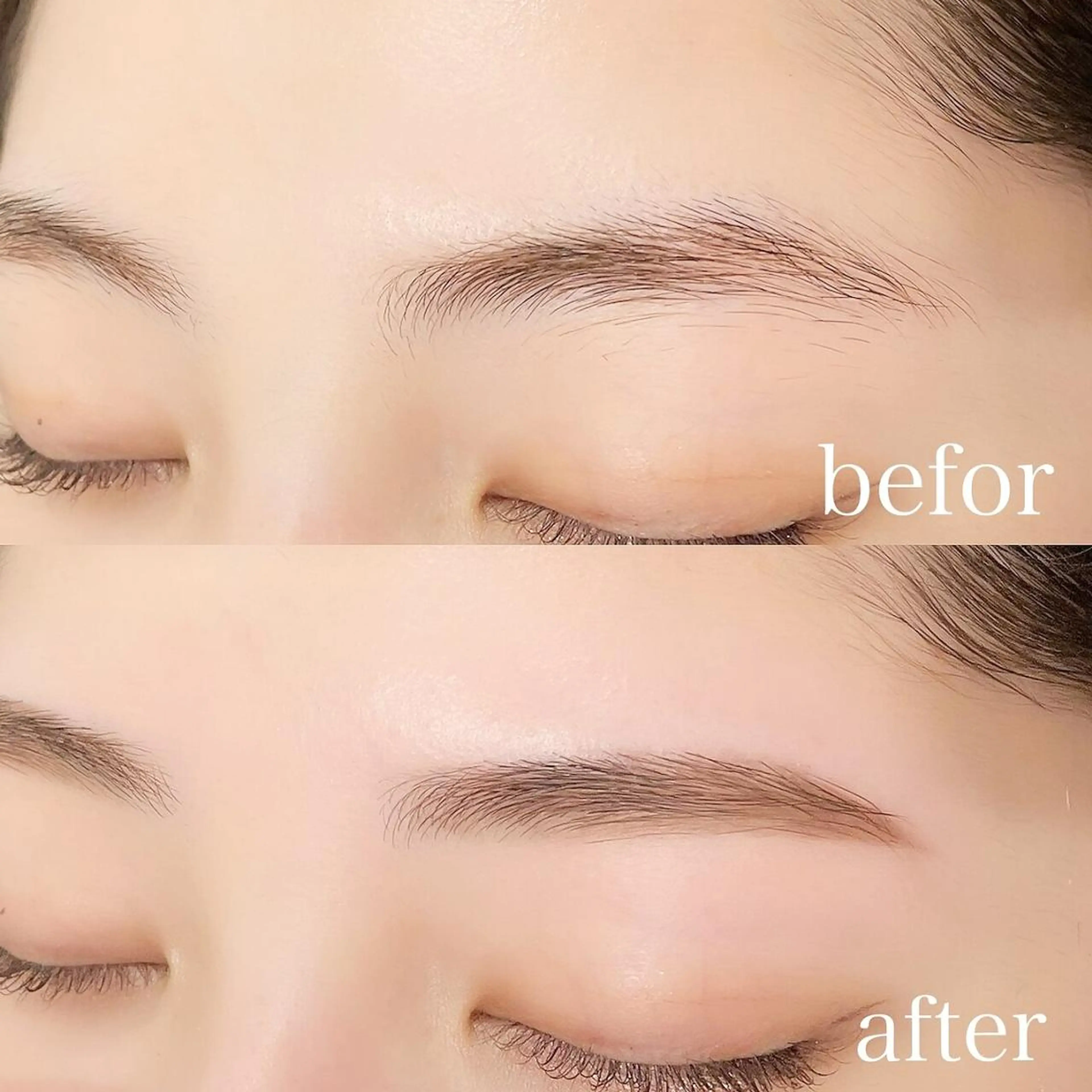 練習モデル🎀アイブロウwax(目元撮影可能な方限定📸)の写真