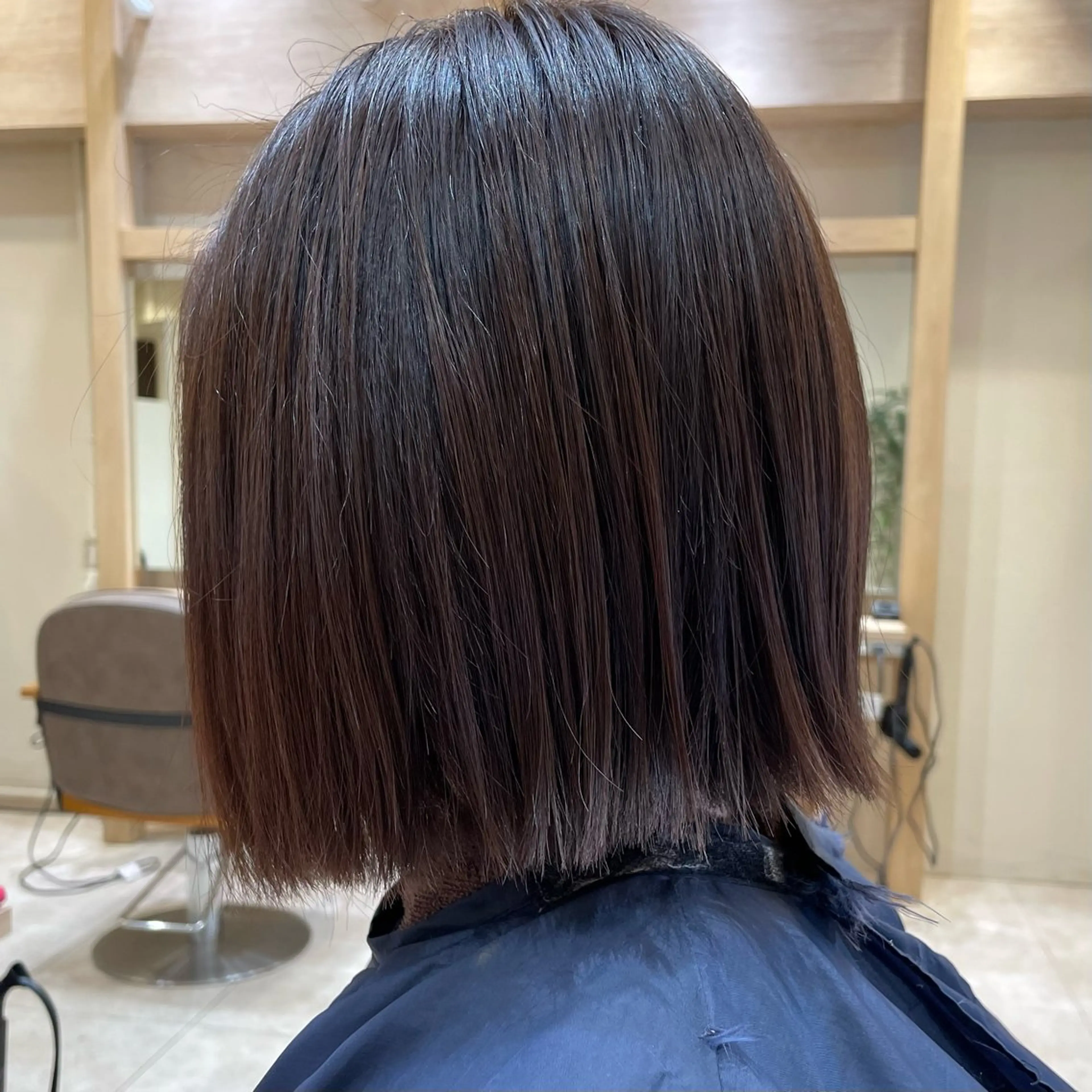 ショート カラー 切りっぱなしボブ ボブ 髪質改善 BlancHairのヘアスタイル