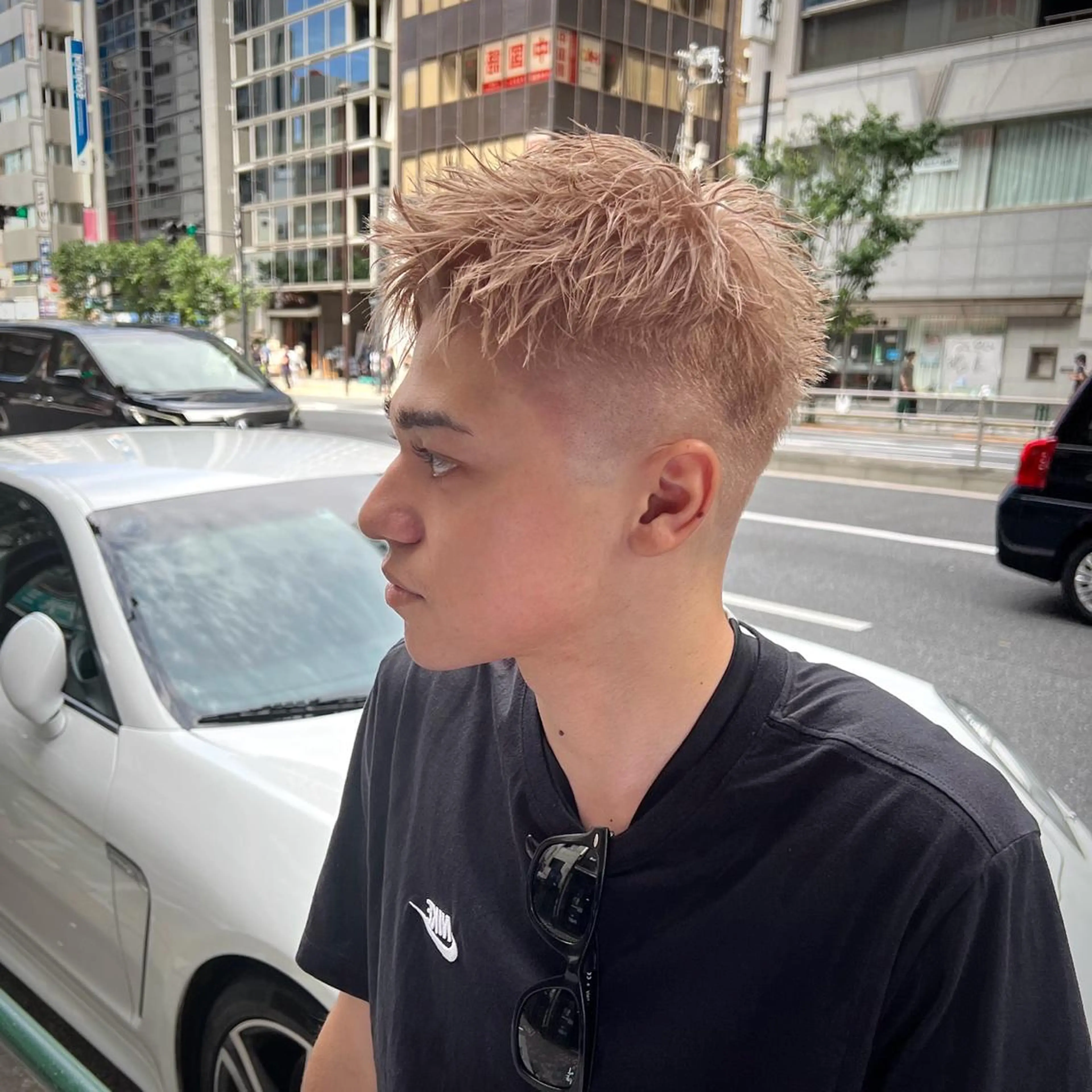 メンズ カット ヘアカラー トリートメント メンズ特化/パーマ/ メッシュ/竜成のヘアスタイル