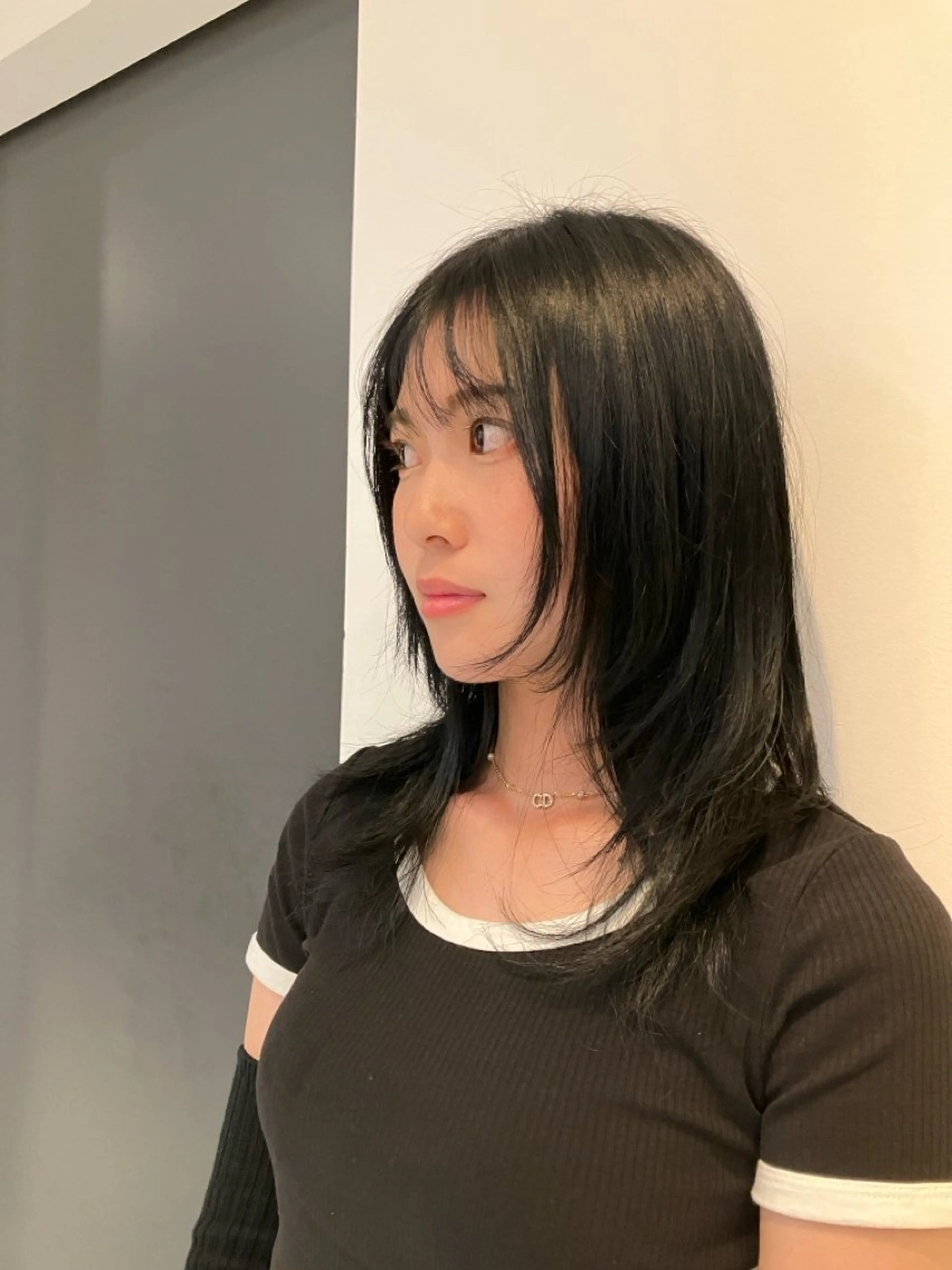 セミロング ハッシュカット レイヤーカット ウルフカット ウルフレイヤー 酒井 成貴のヘアスタイル